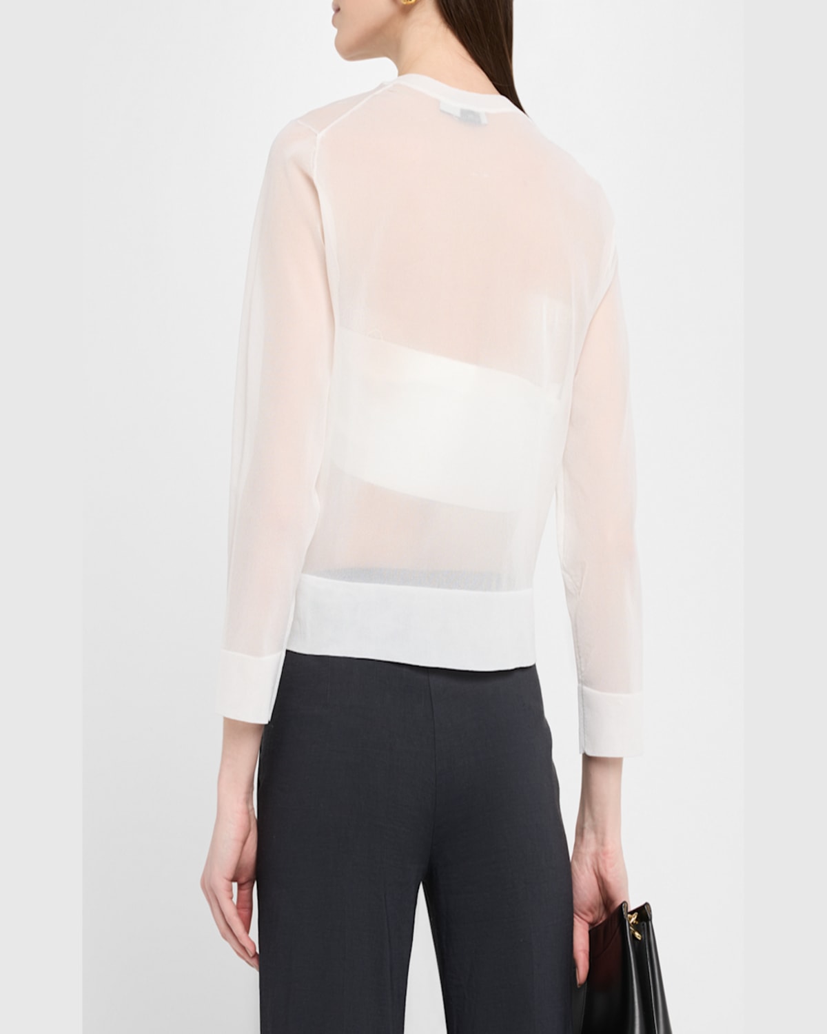 Simkhai Rachel Cardigan In White In Ivory