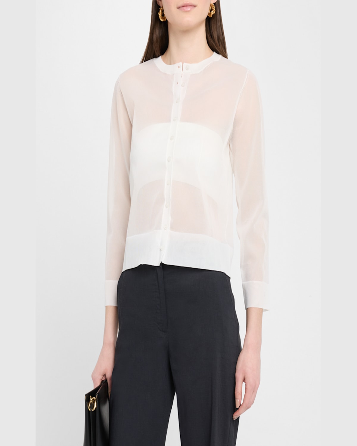 Simkhai Rachel Cardigan In White In Ivory