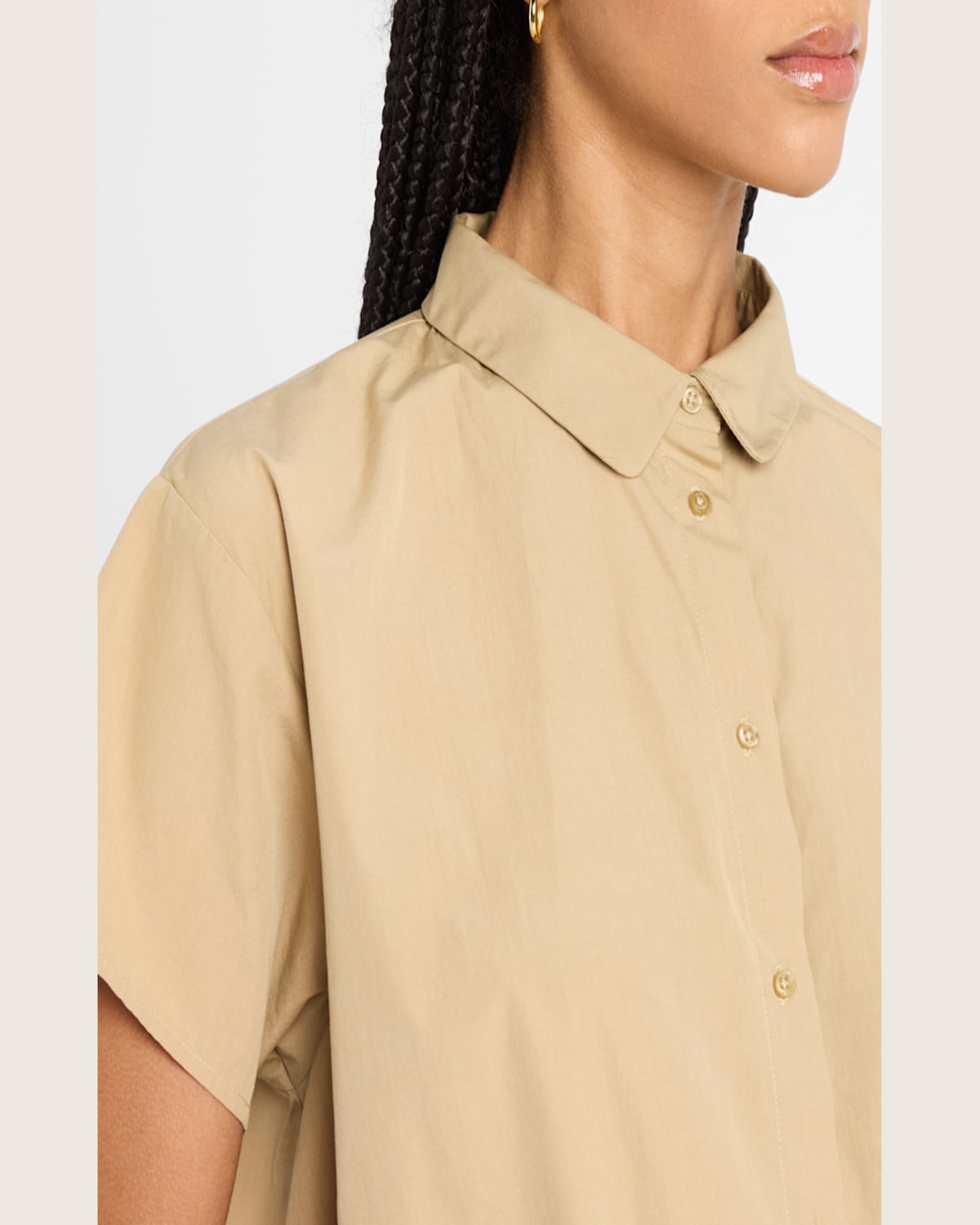 The Great The Valor Top In Khaki