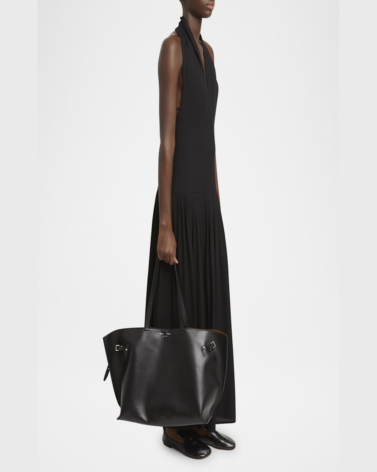 Proenza Schouler Days Smooth Leather Tote Bag In Black