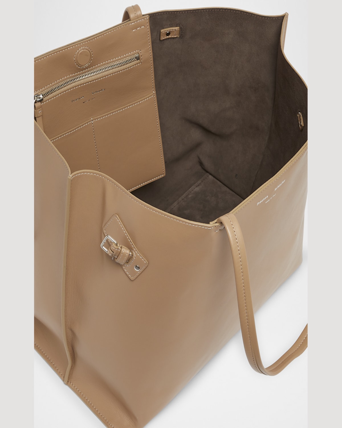 Proenza Schouler Days Smooth Leather Tote Bag In Cumin
