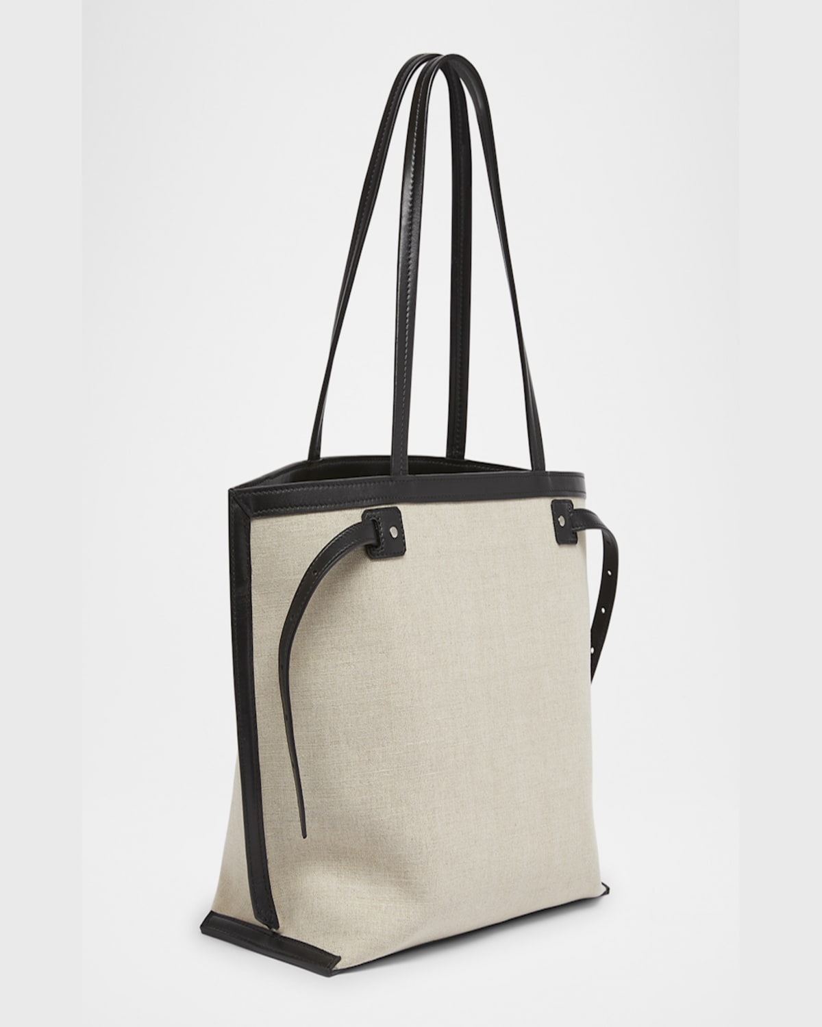 Proenza Schouler Days Tote In Linen In Natural  Black