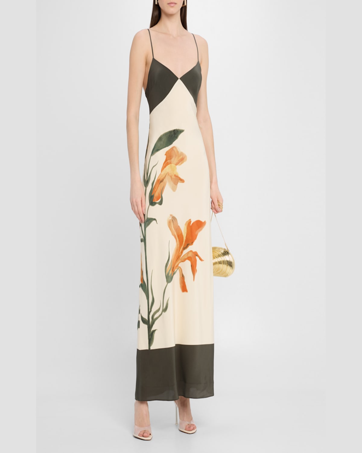 SIR CONSTANCE FLORAL SLIP DRESS 