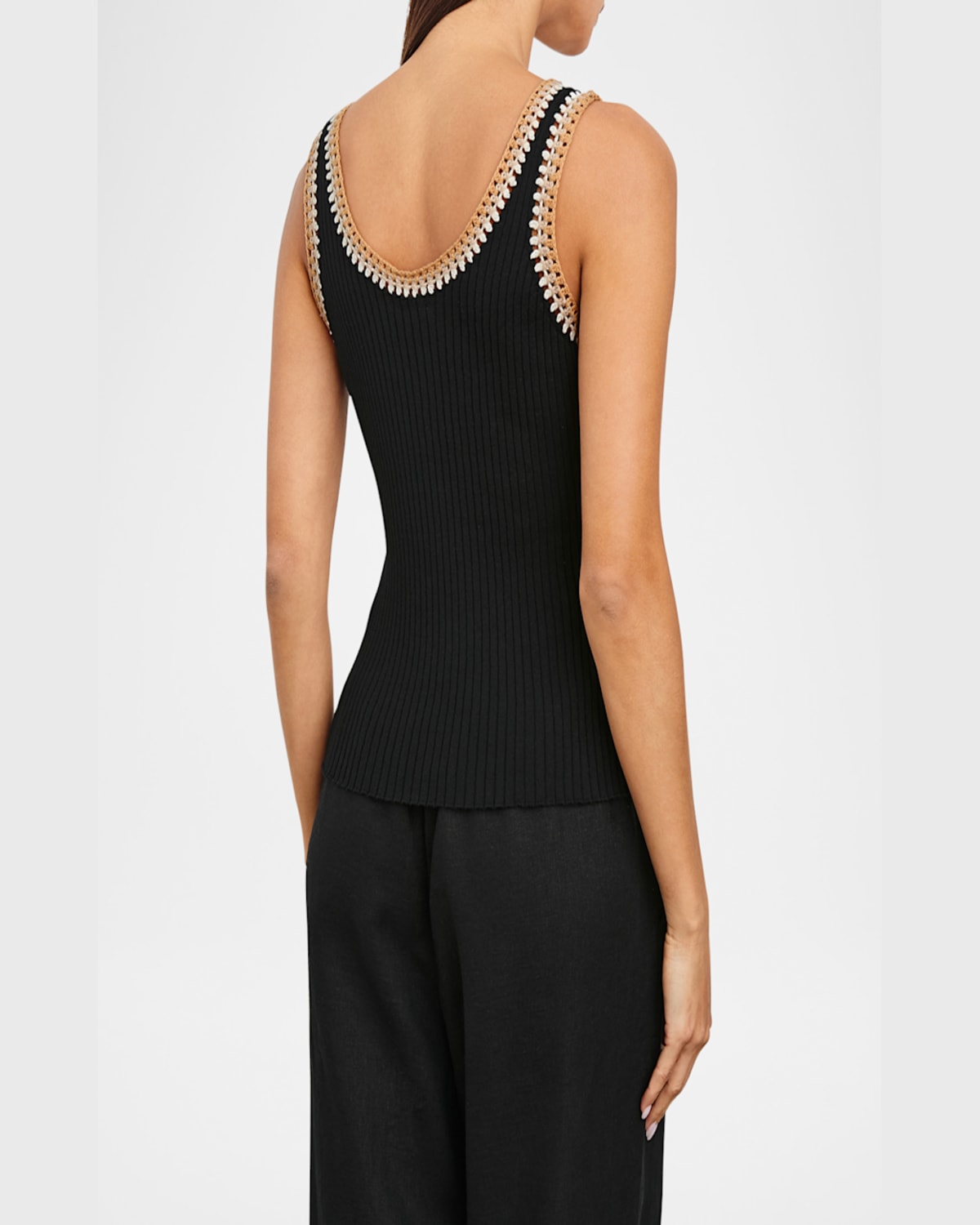 Rails Estrella Ribbed Tank Top In Black