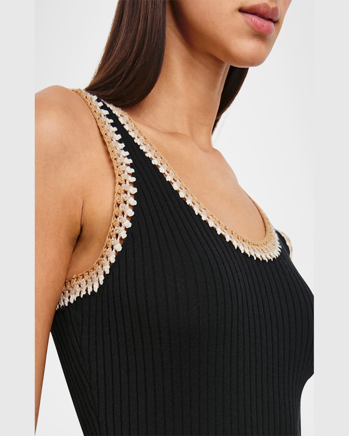 Rails Estrella Ribbed Tank Top In Black