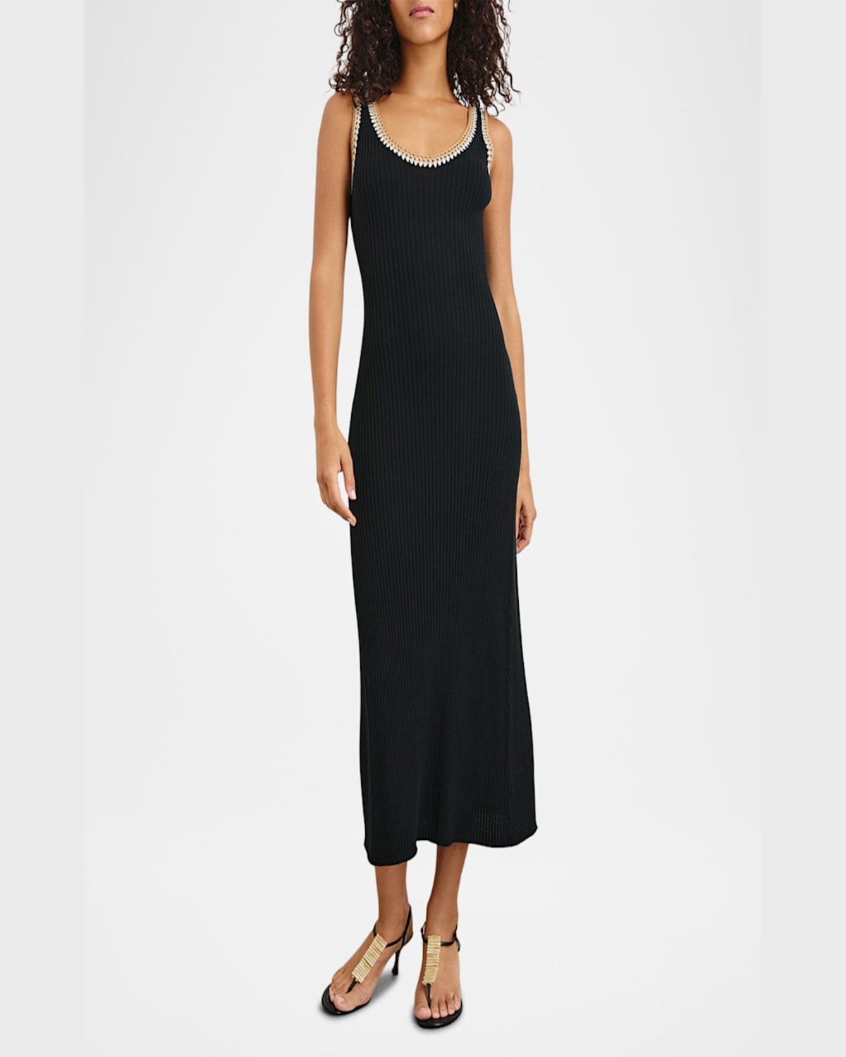 Rails Colleen Cotton Sweater Midi Dress In Black