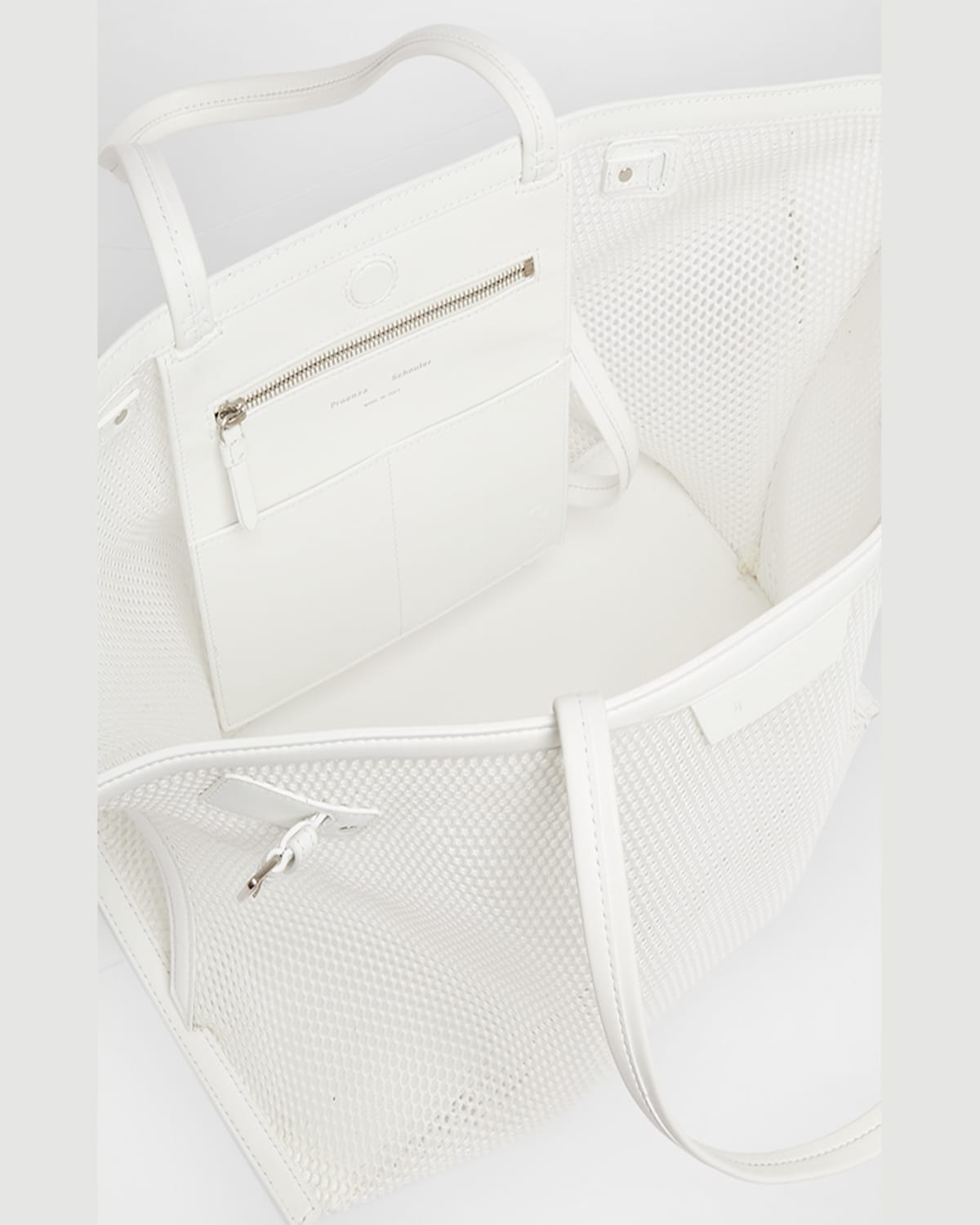 Proenza Schouler Days Buckle Mesh Tote Bag