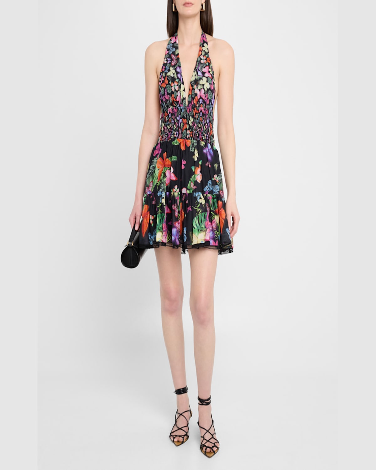 Charo Ruiz Faye Halter Mini Dress