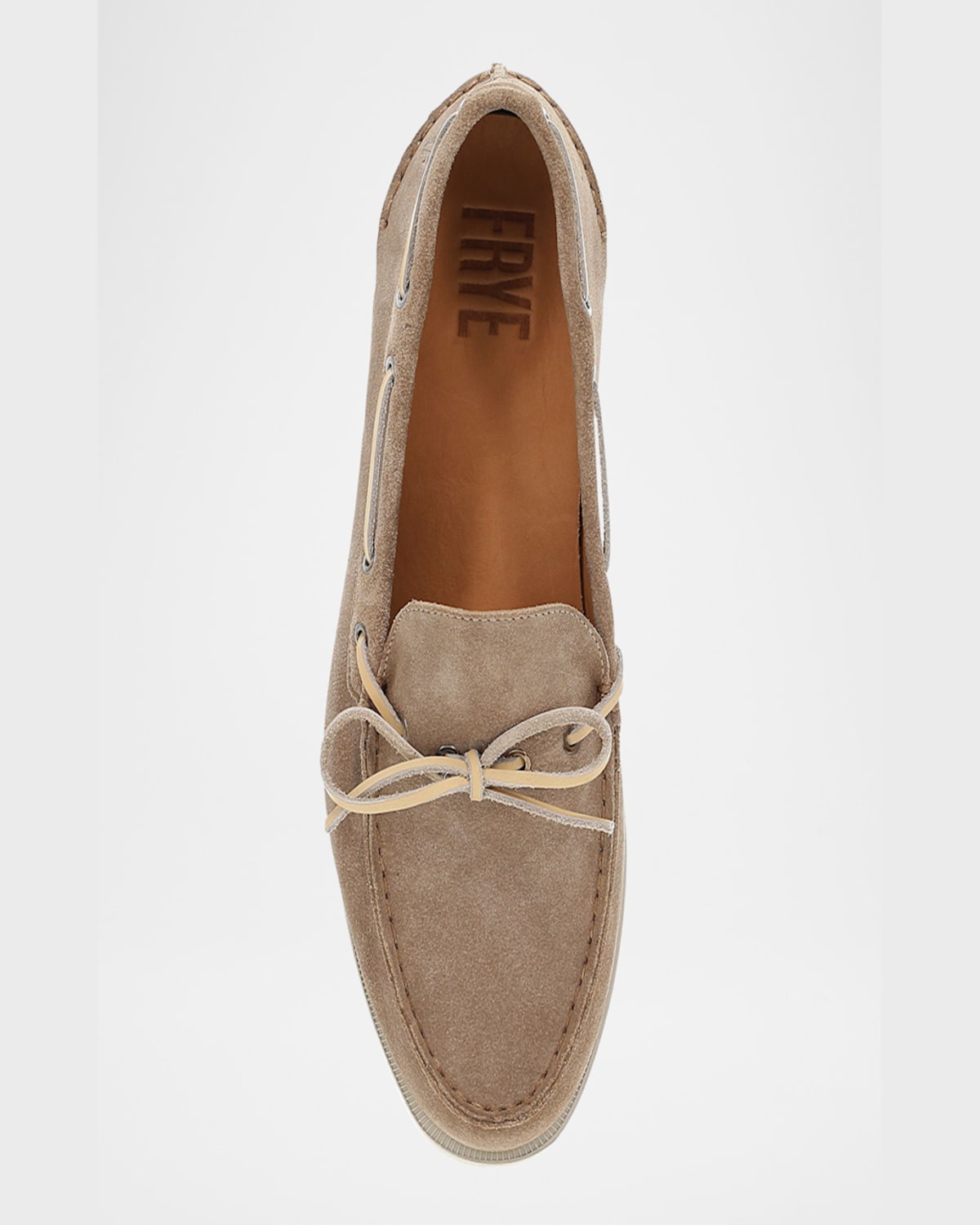 Frye Mason Boat Shoe In Mushroom