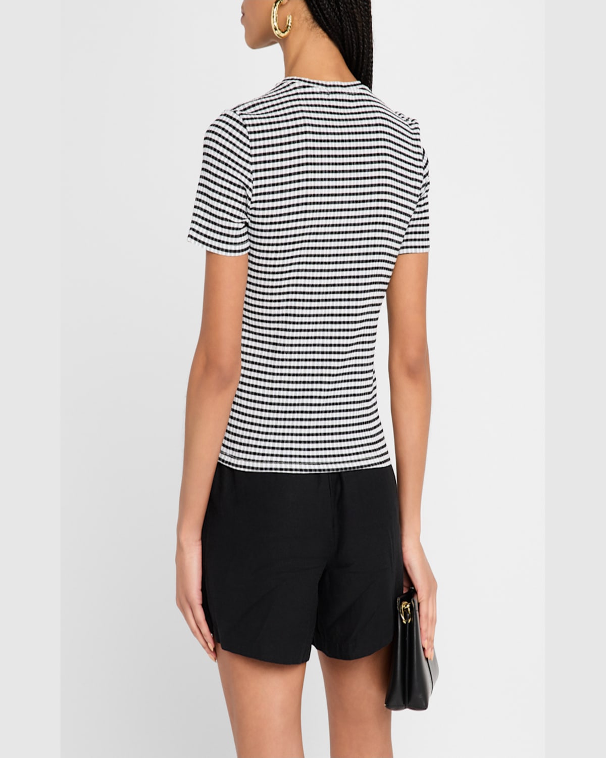 RAILS BRITTY GINGHAM T-SHIRT 