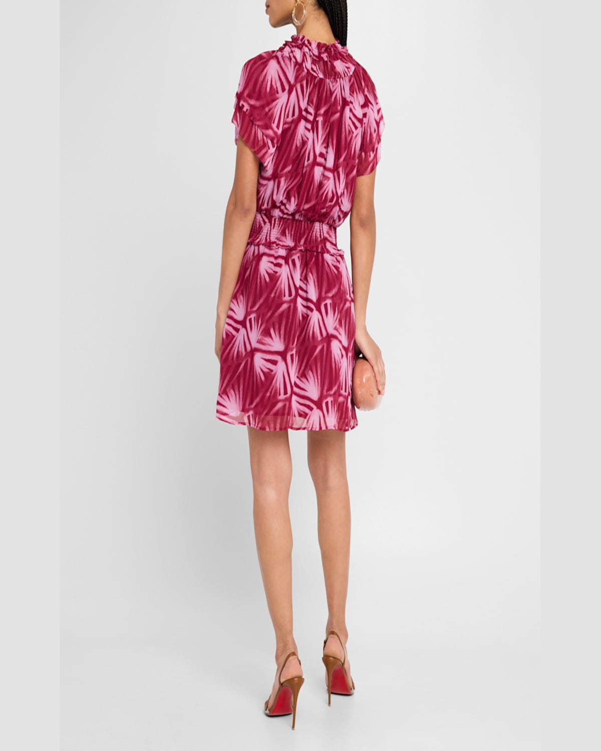 Rails Terrin Botanical Print Ruffle Dress In Bahia