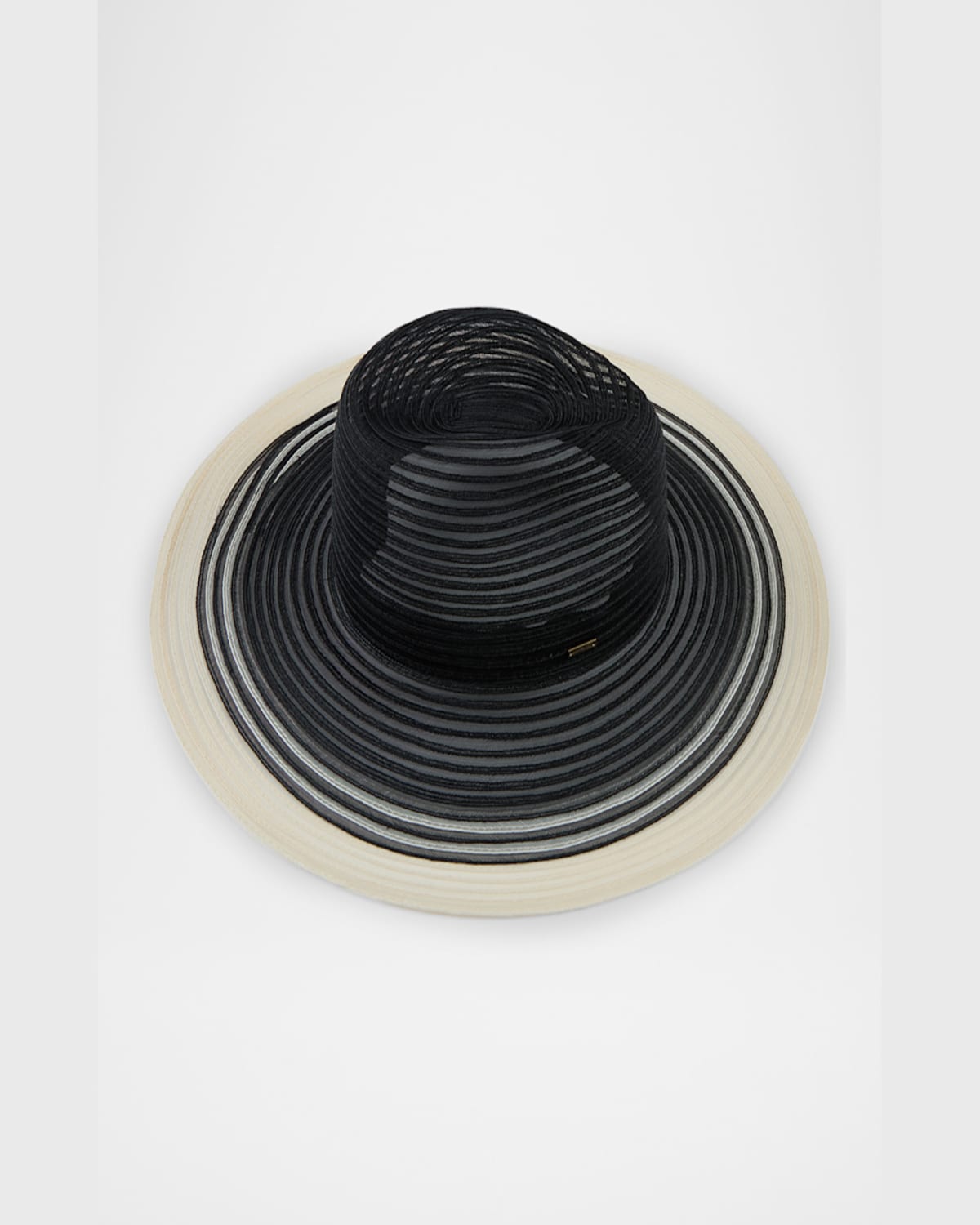 Eugenia Kim Emmanuelle Ombre Fedora In Black Ivory