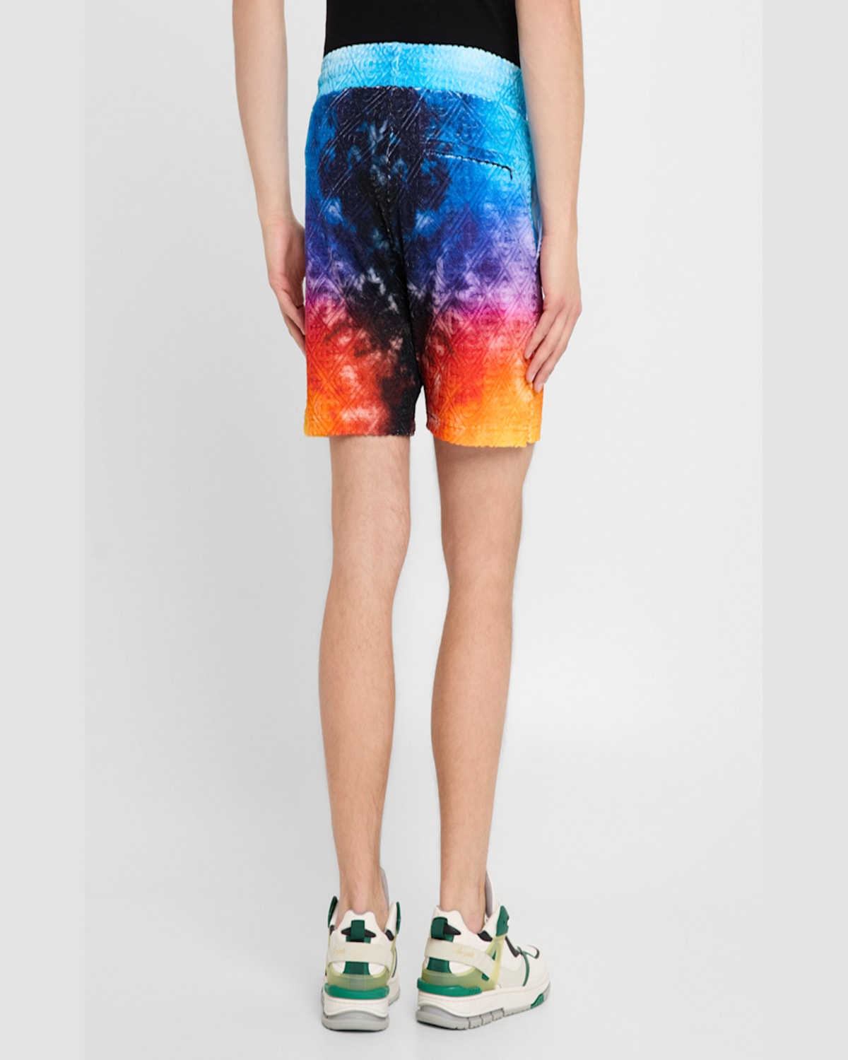 Casablanca The Gradient Towelling Bermuda And Short Multicolor In Tie Dye