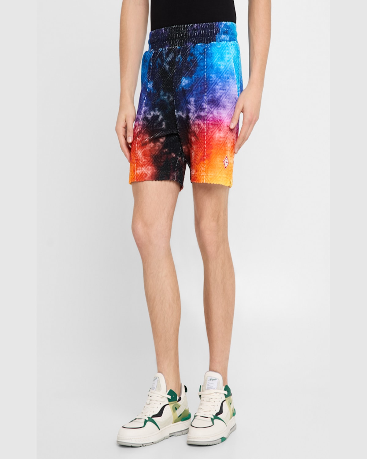 Casablanca The Gradient Towelling Bermuda And Short Multicolor In Tie Dye