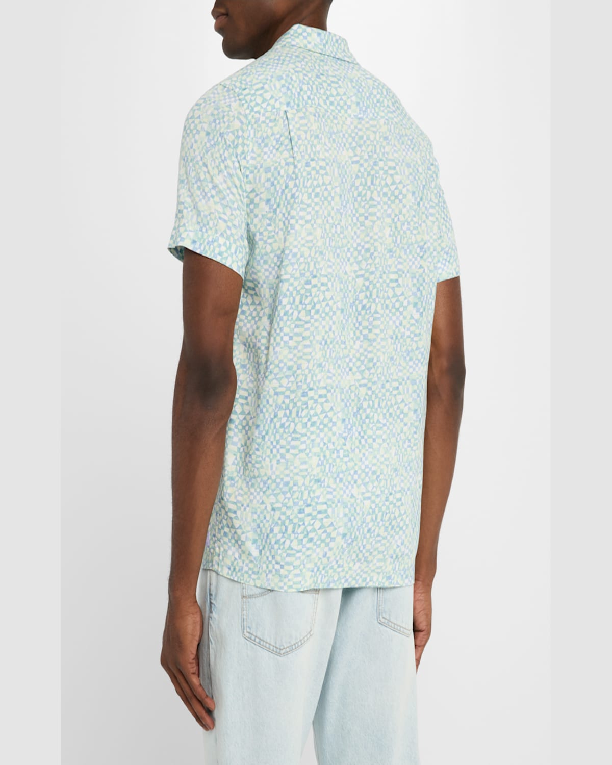 SCOTCH & SODA MEN'S ALLOVER-PRINT CAMP SHIRT