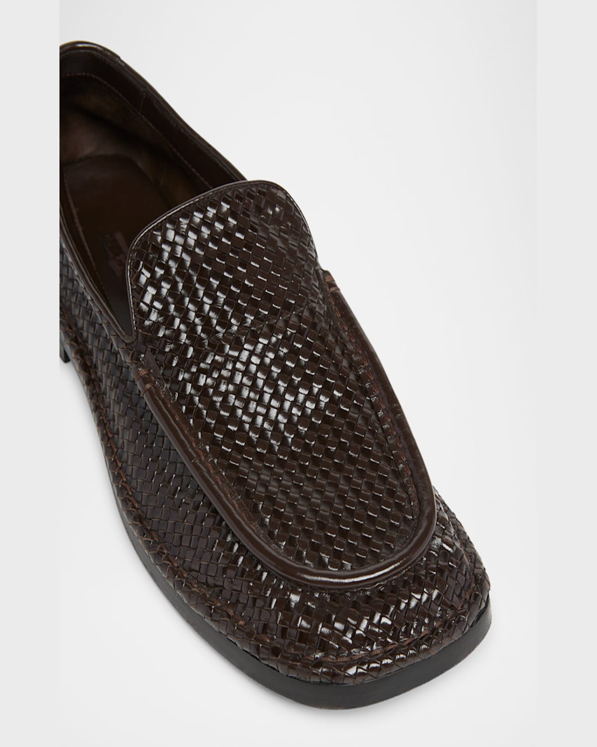 Bottega Veneta Daddy Intrecciato Leather Loafer In Fondant