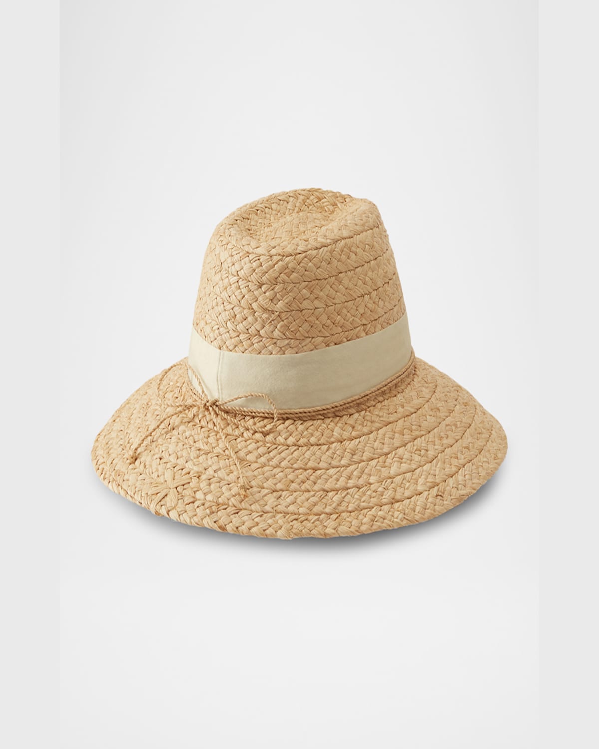 Helen Kaminski Leoni Raffia Woven Fedora In Nougat Charcoal Black
