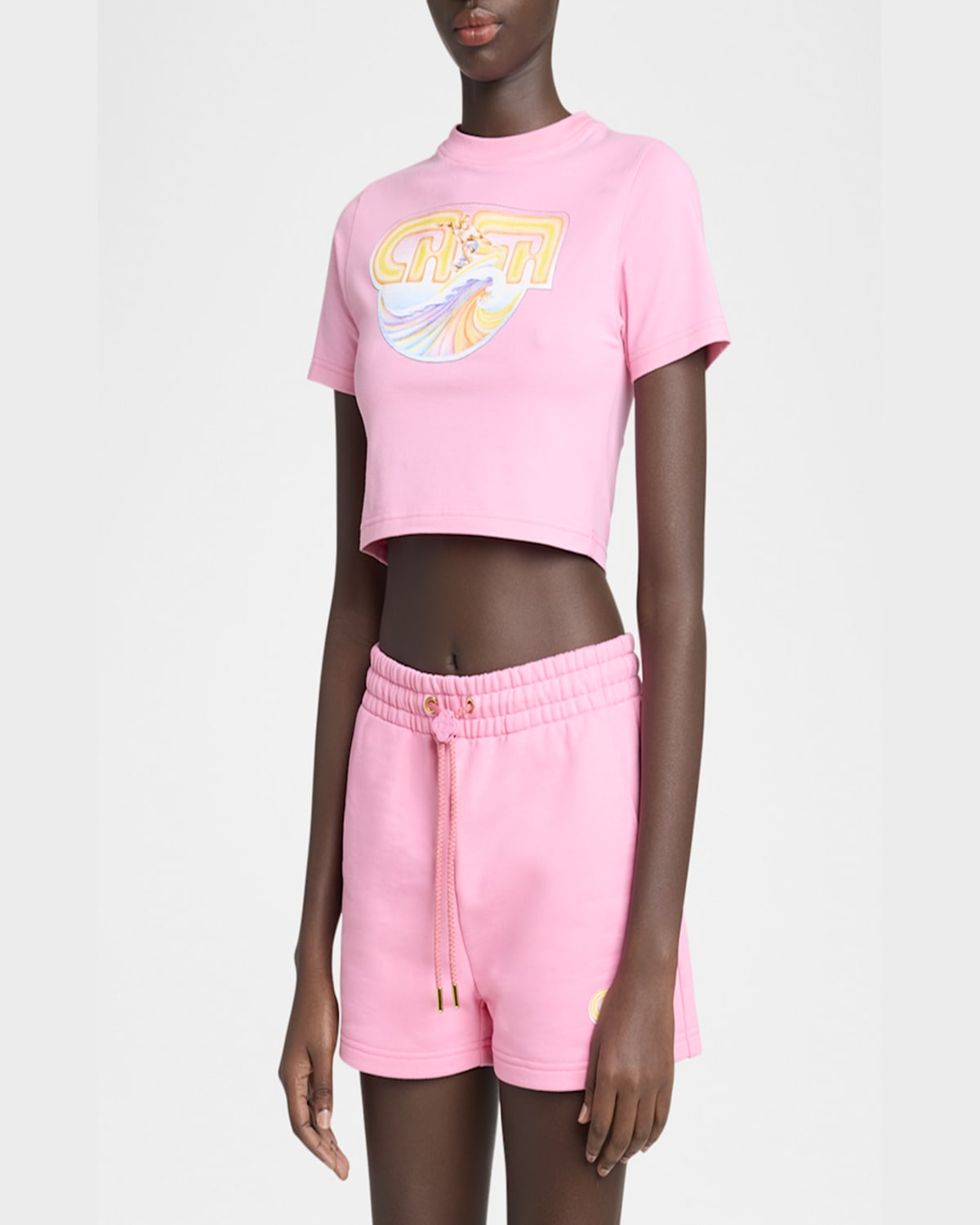 Shop Casablanca Casa Surf Printed Baby Tee