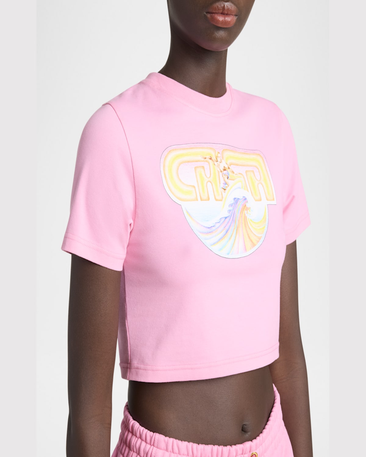 Shop Casablanca Casa Surf Printed Baby Tee