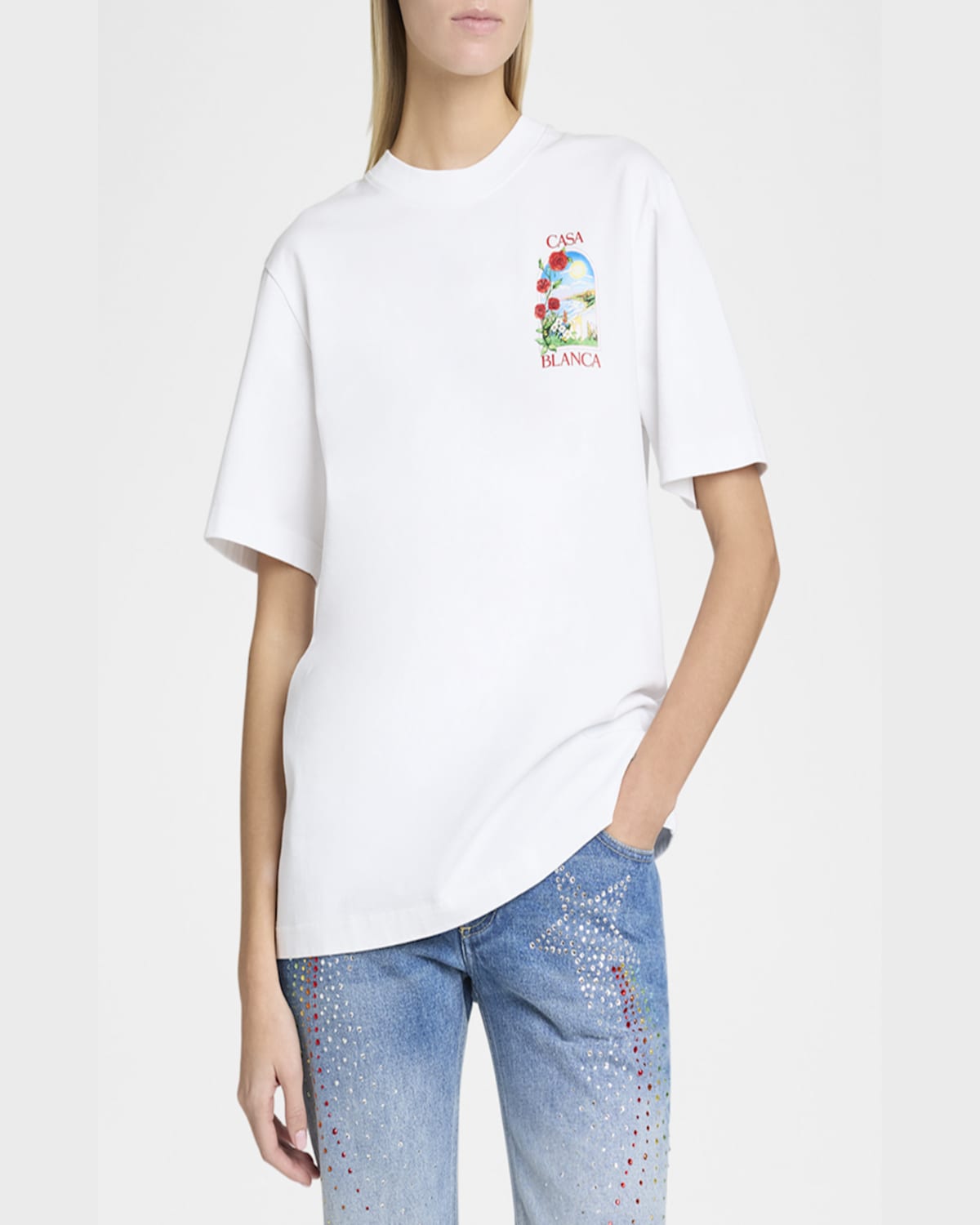 Casablanca La Days Printed T-shirt In La Days
