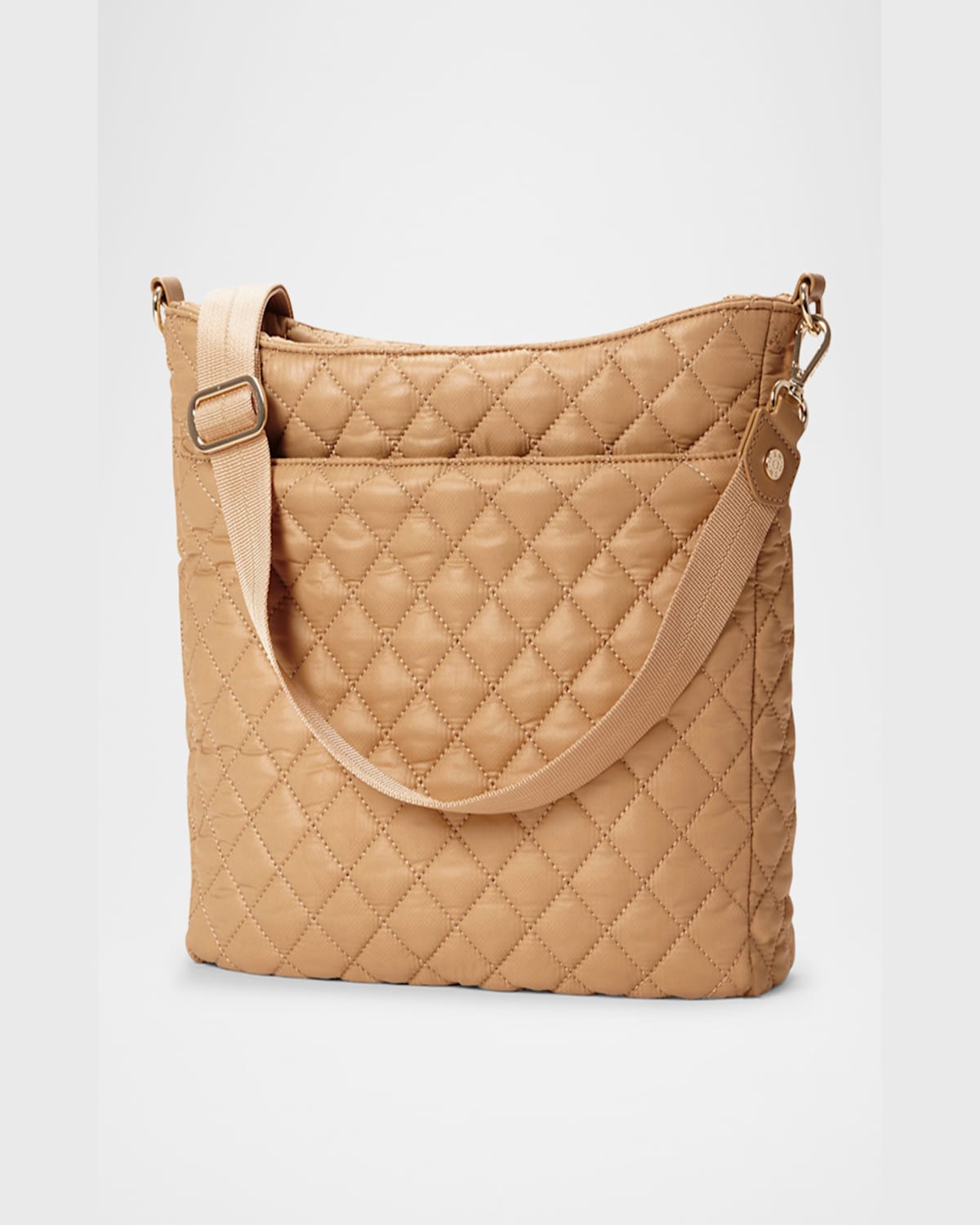 MZ WALLACE CROSBY QUILTED NYLON HOBO BAG 