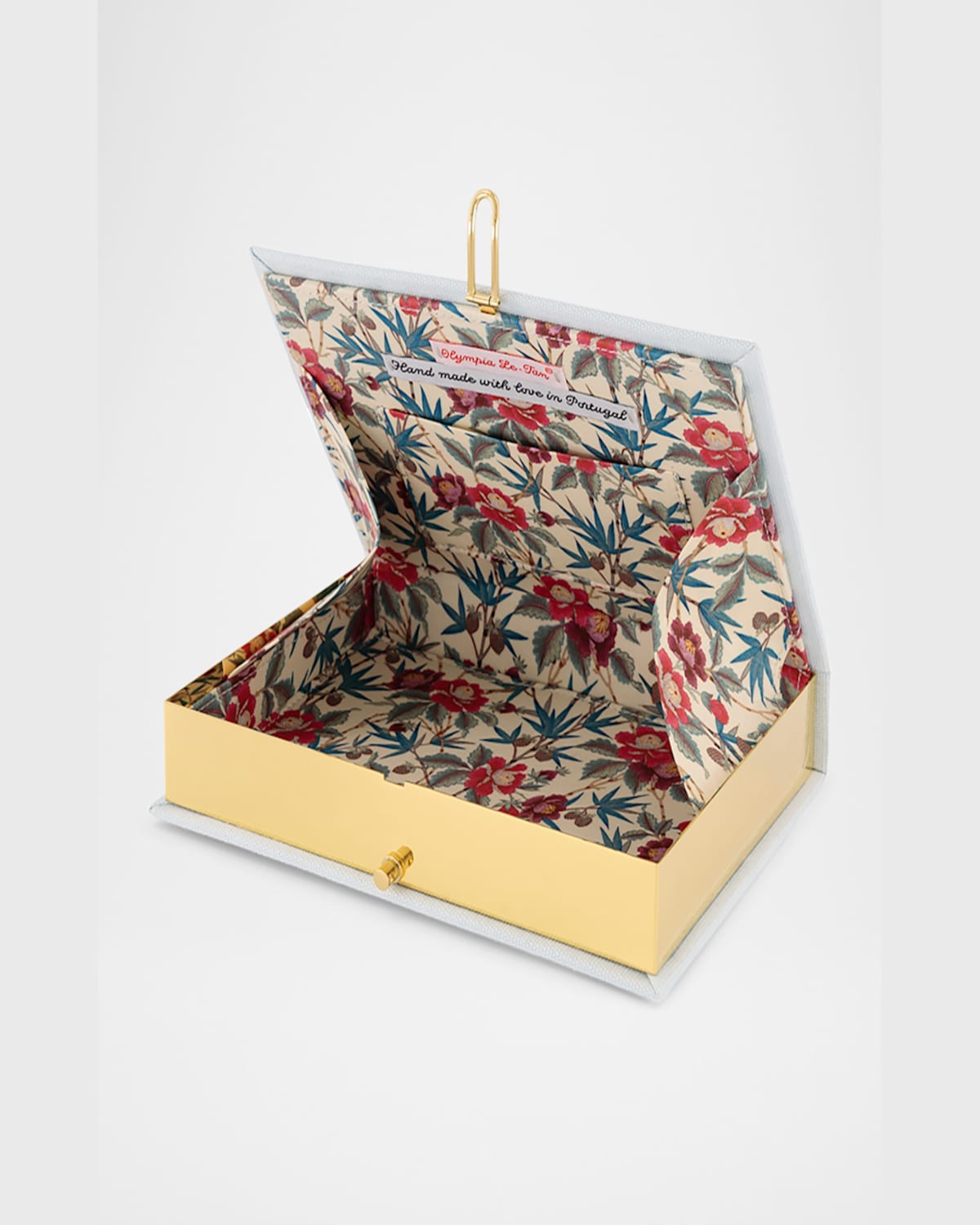 Olympia Le-tan Something Blue Book Clutch Bag In Cloud