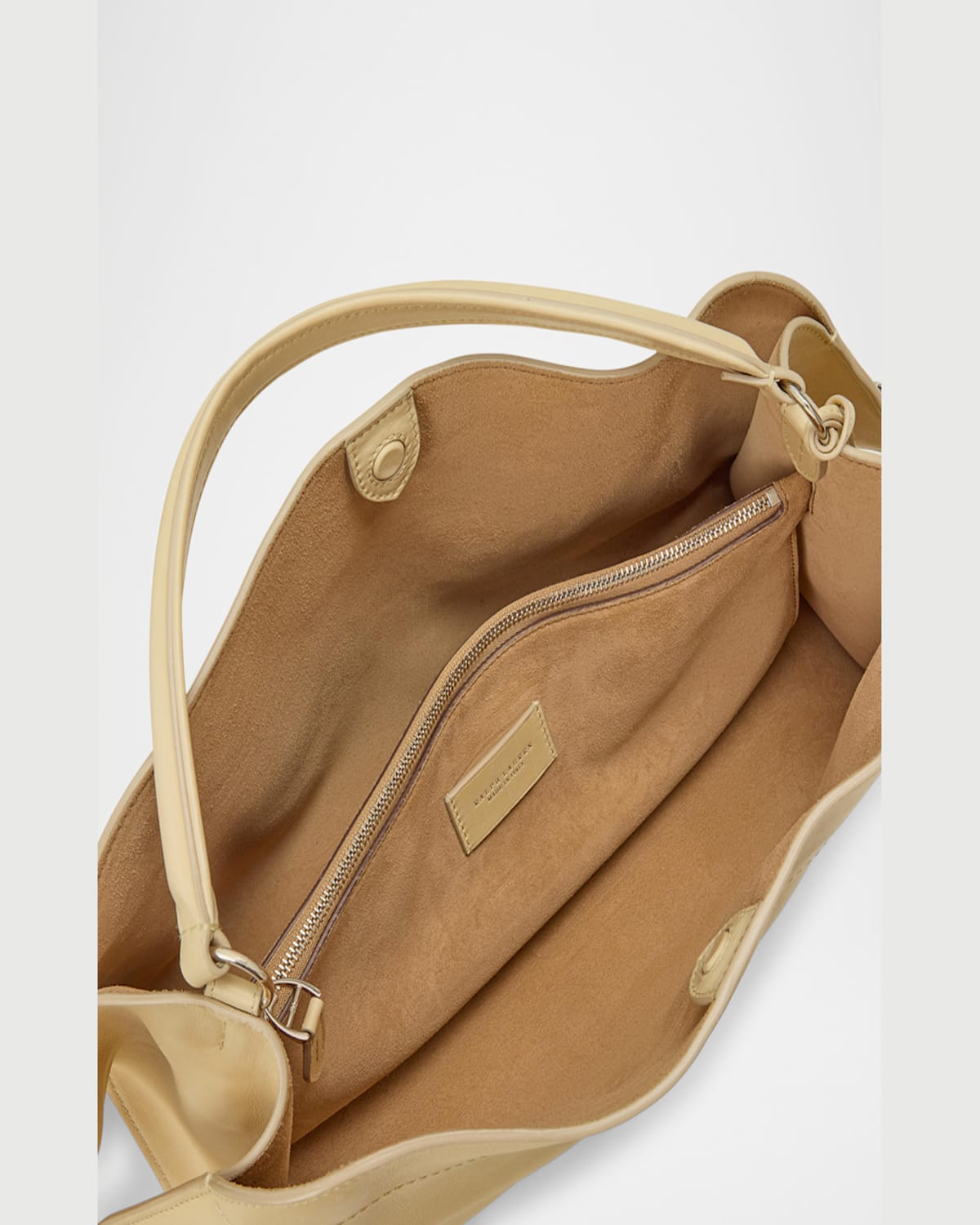 Ralph Lauren The Ralph Leather Shoulder Bag In Light Sand
