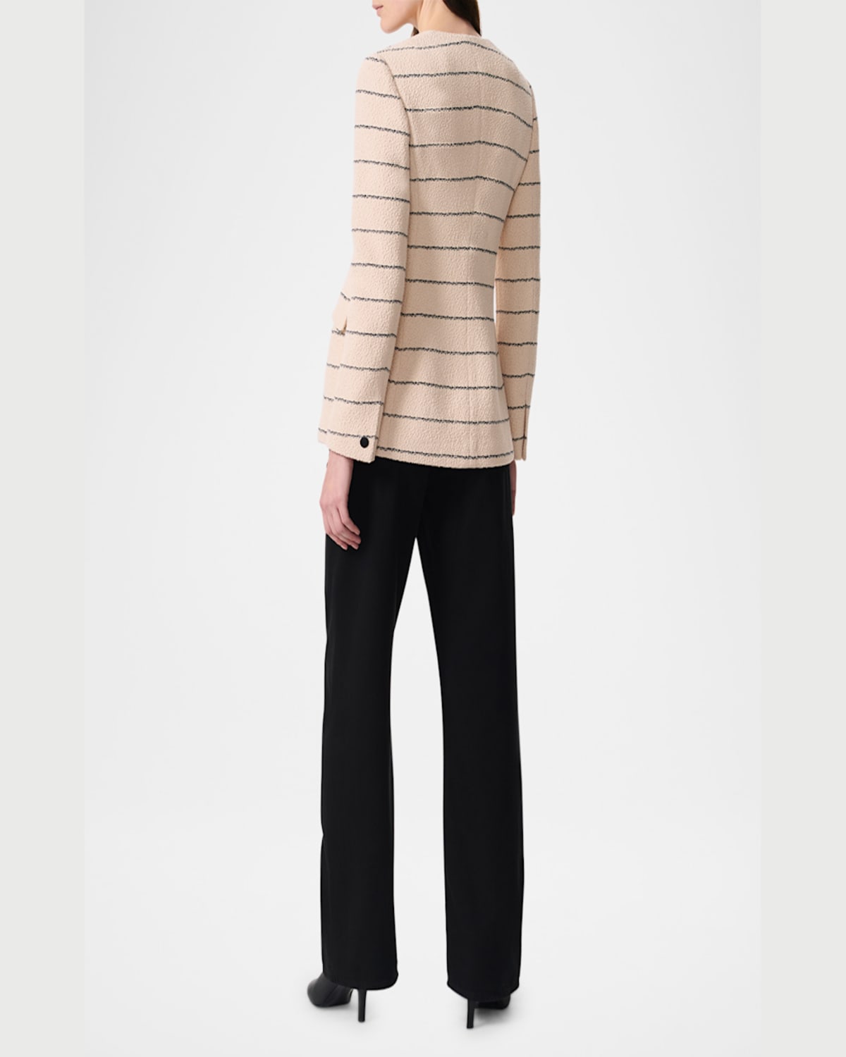Rag & Bone Roslyn Tweed Blazer Crm In Crm