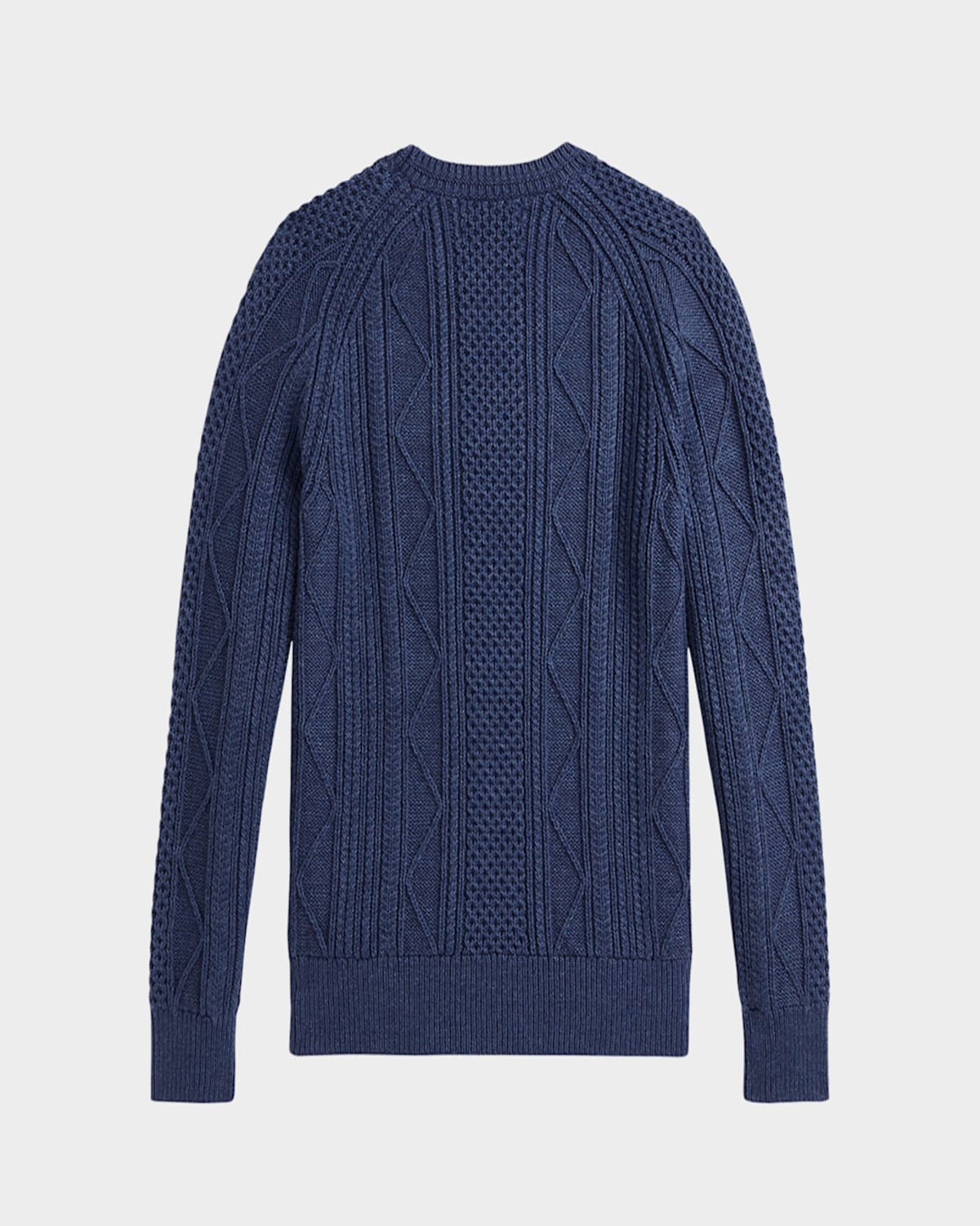 Ralph Lauren Boy's Cotton Faded Flag Sweater In Navy