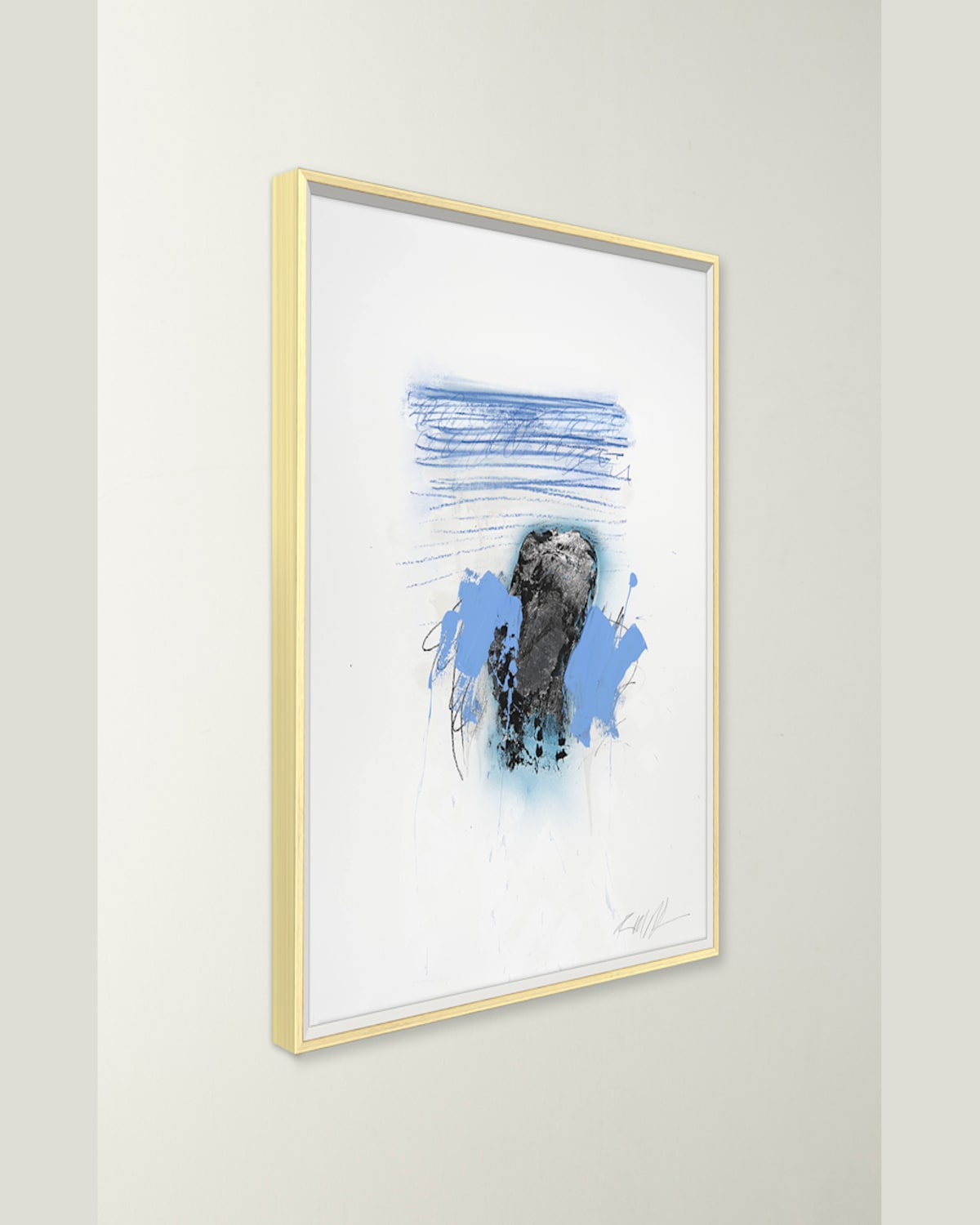 RFA FINE ART BLUE LINES 1 GICLEE ON FINE ART PAPER BY ROBERT ROBINSON 