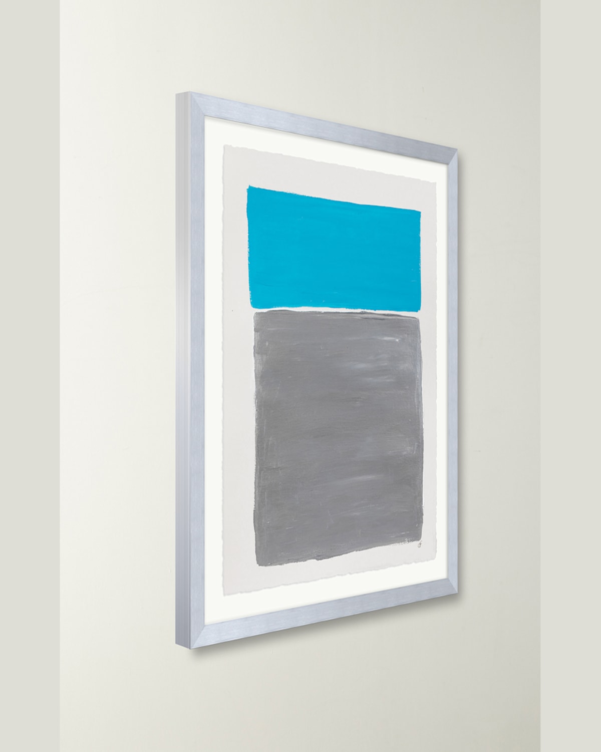 Rfa Fine Art Platinum Sky 2 Framed Acrylic Painting By Deborah Fine In Multi