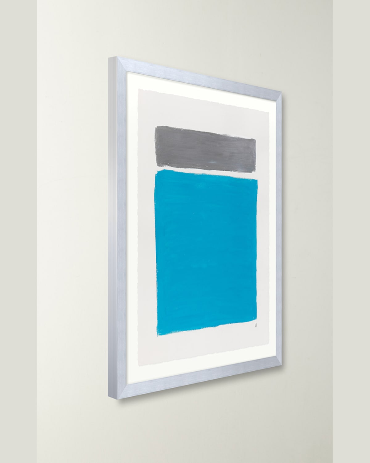 Rfa Fine Art Platinum Sky 4 Framed Acrylic Painting By Deborah Fine In Multi
