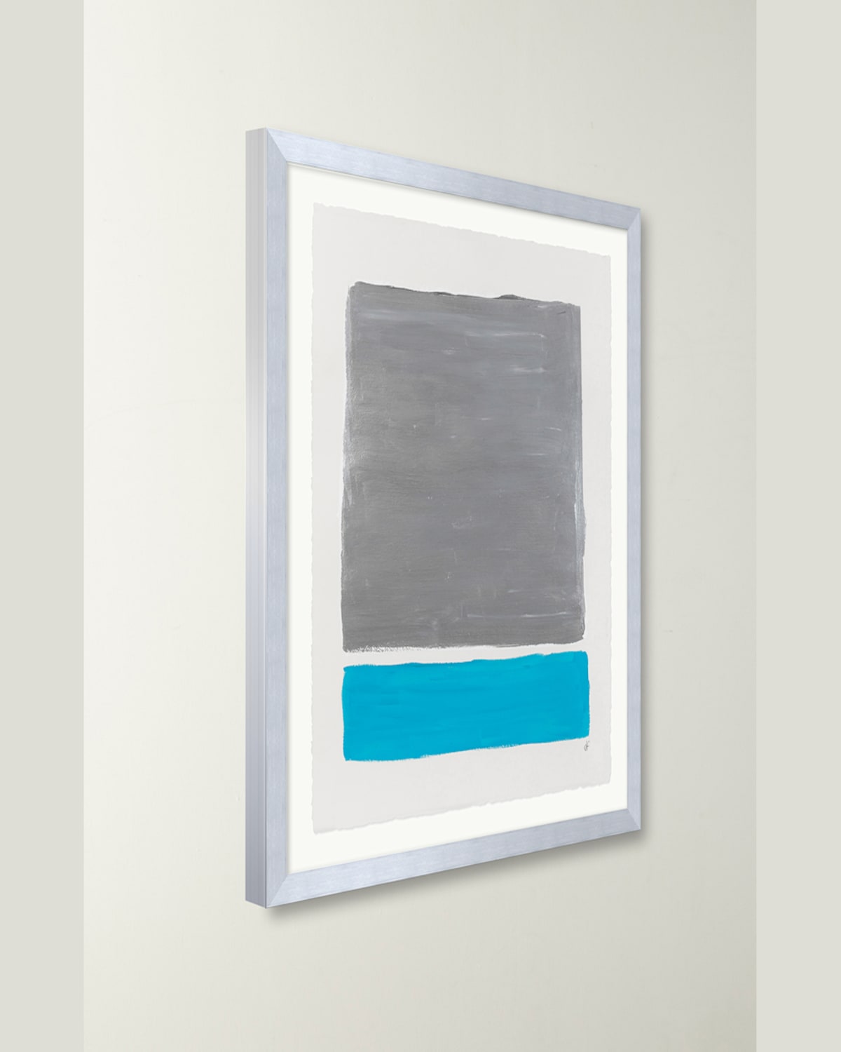 Rfa Fine Art Platinum Sky 1 Framed Acrylic Painting By Deborah Fine In Multi