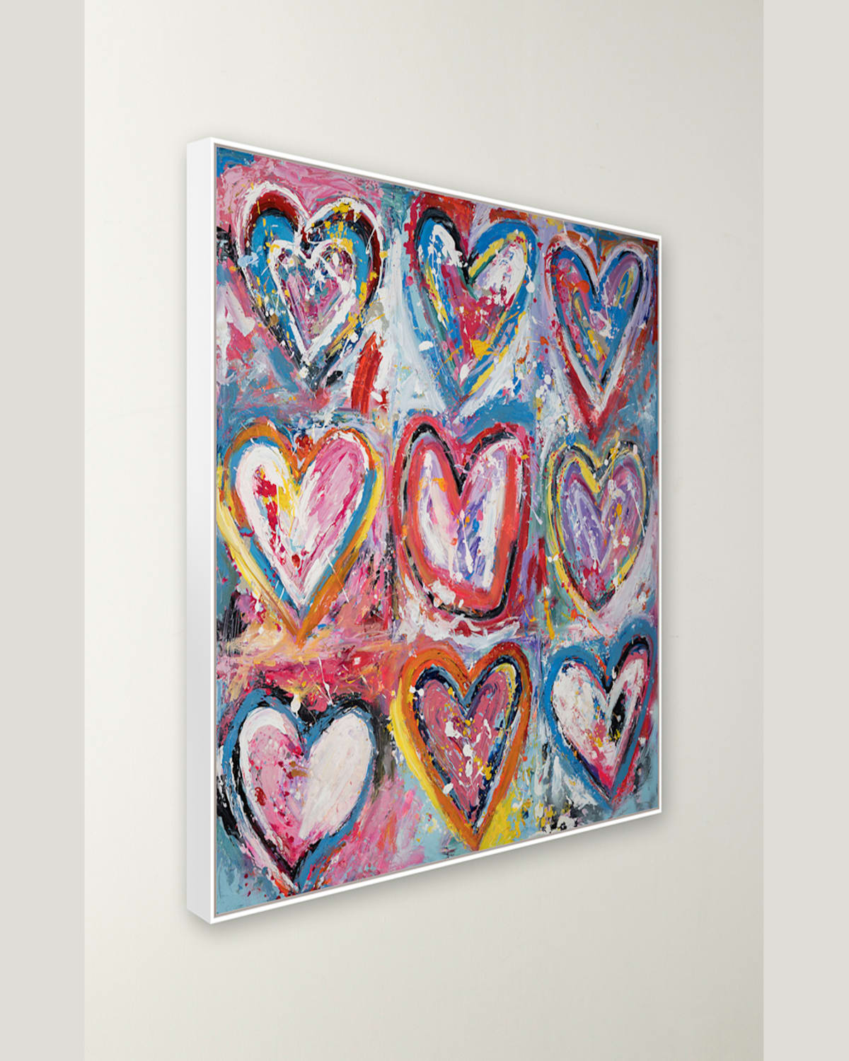 RFA FINE ART 9 HEARTS GICLEE ON GALLERY-WRAPPED CANVAS BY LARA BROOKE 