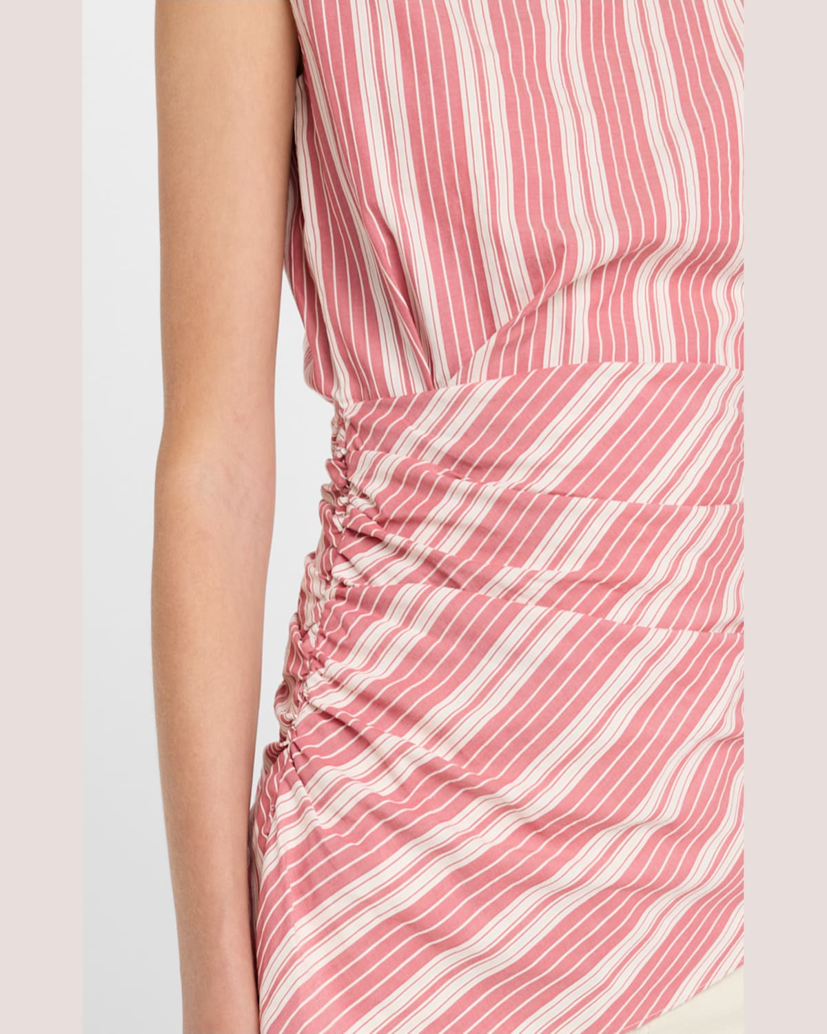 Faithfull The Brand Reign Striped Boat-neck Top In Purple