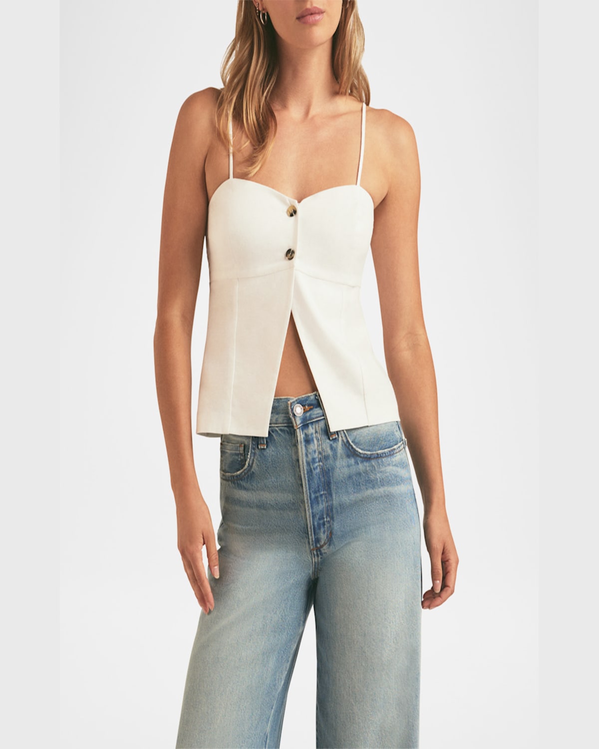 Favorite Daughter The Bea Top In White