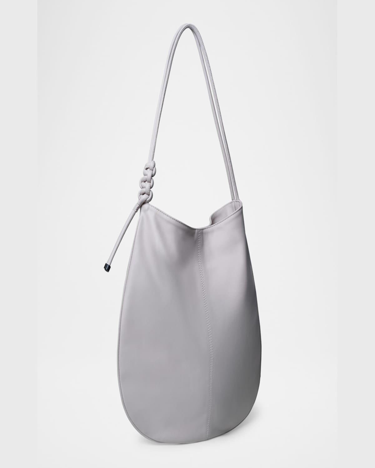 Callista Calypso Smooth Leather Hobo Bag In Angel