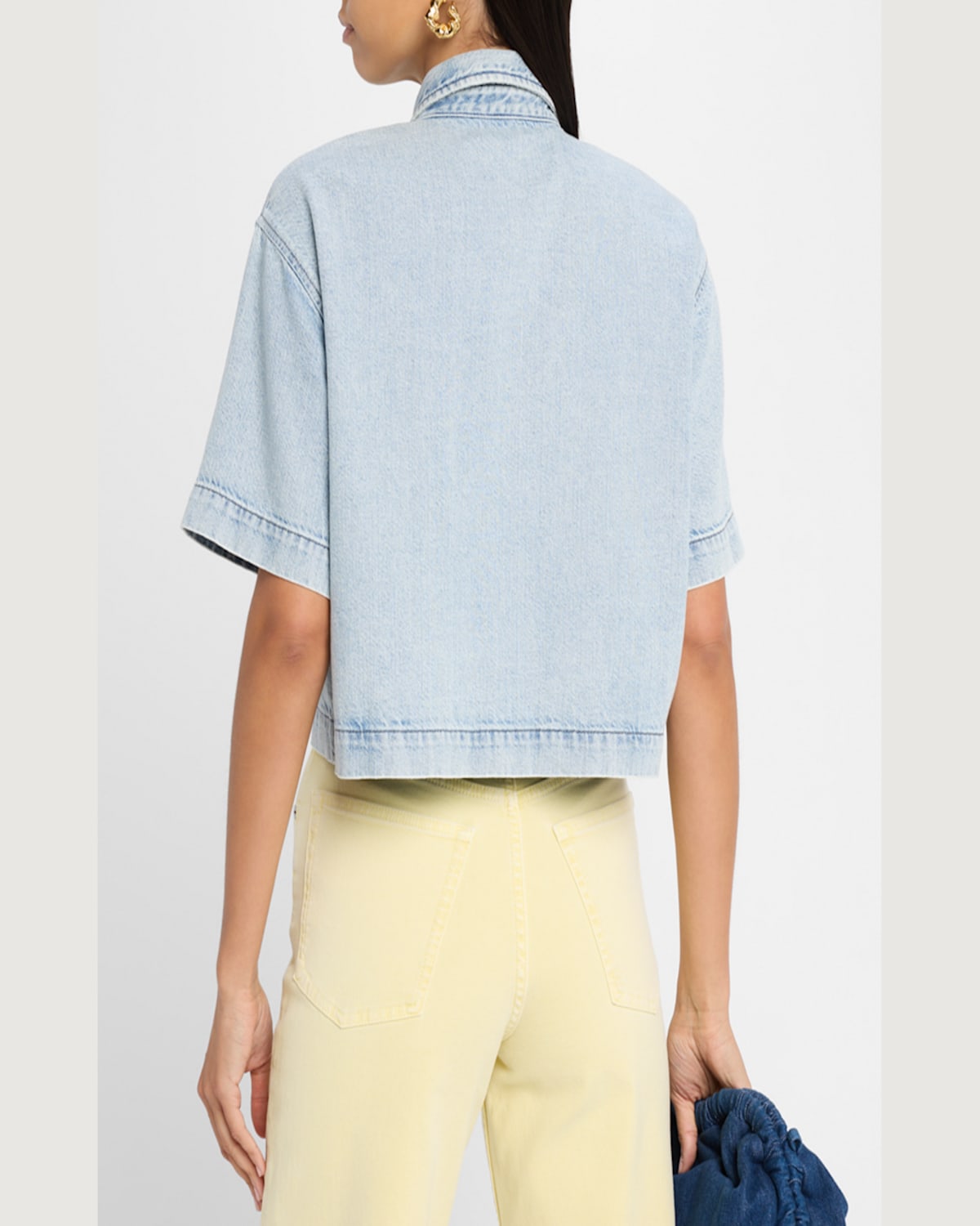 Rag & Bone Ultra Featherweight Abby Short-sleeve Top In Kierra
