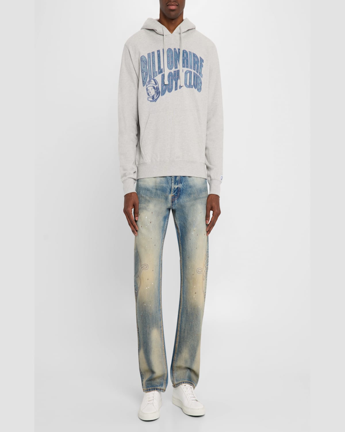 BILLIONAIRE BOYS CLUB MEN'S ARCH APPLIQUE HOODIE