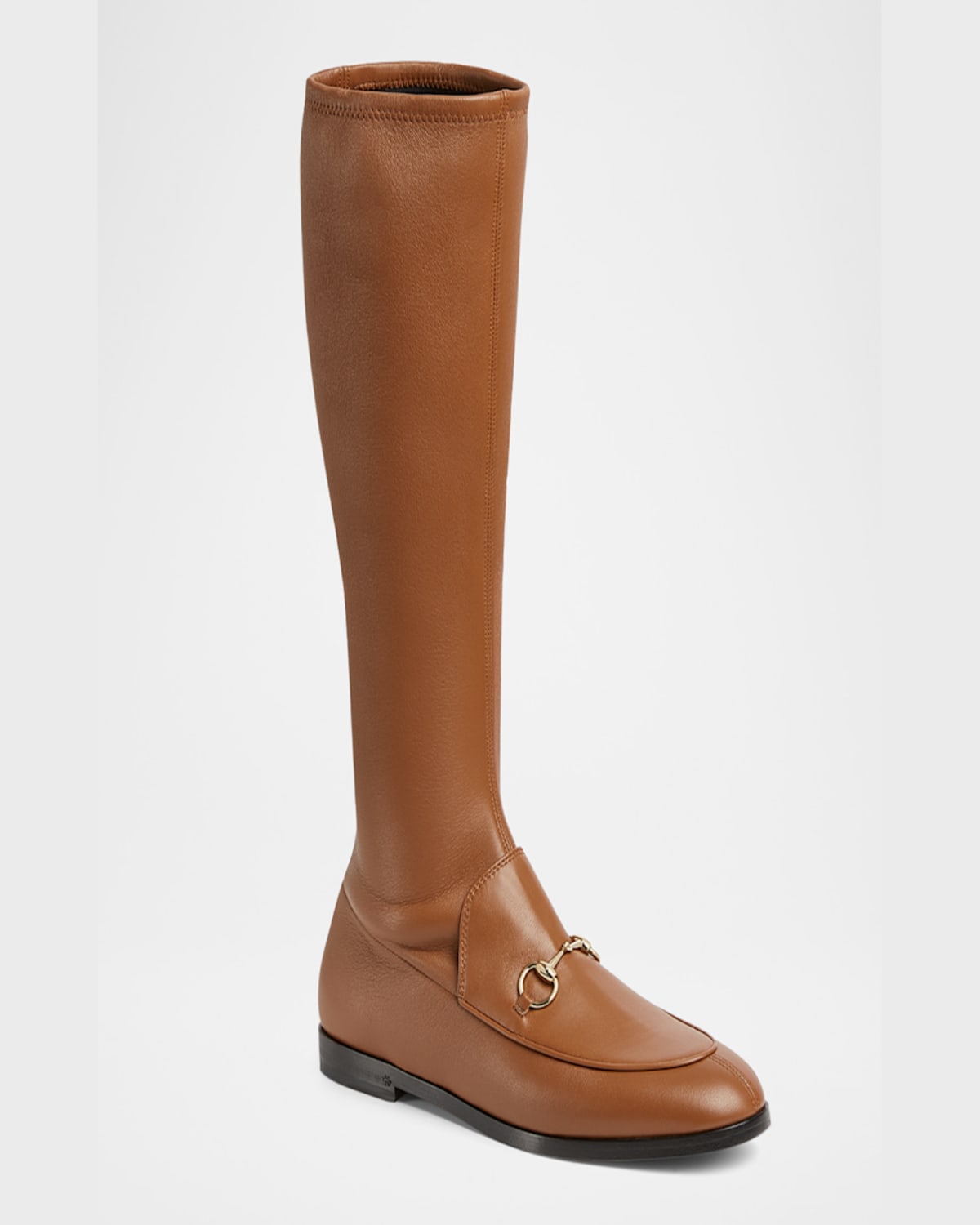 Gucci Jordaan Nappa Knee-high Boots In Sundial