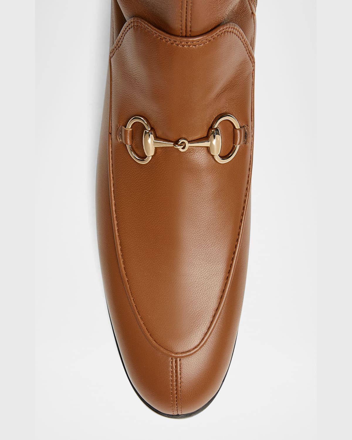 Gucci Jordaan Nappa Knee-high Boots In Sundial