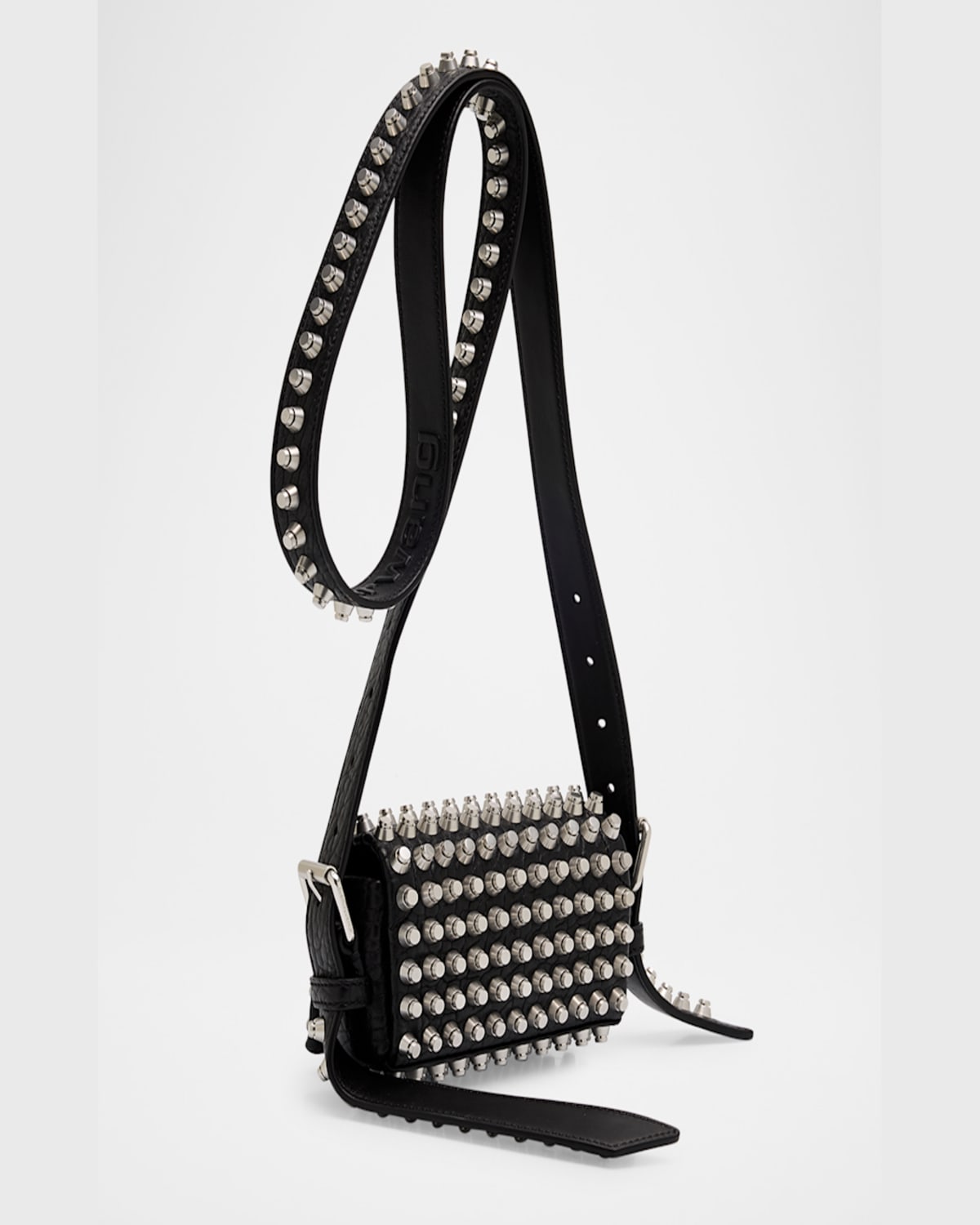 Alexander Wang Ricco Mini Flap Leather Crossbody Bag
