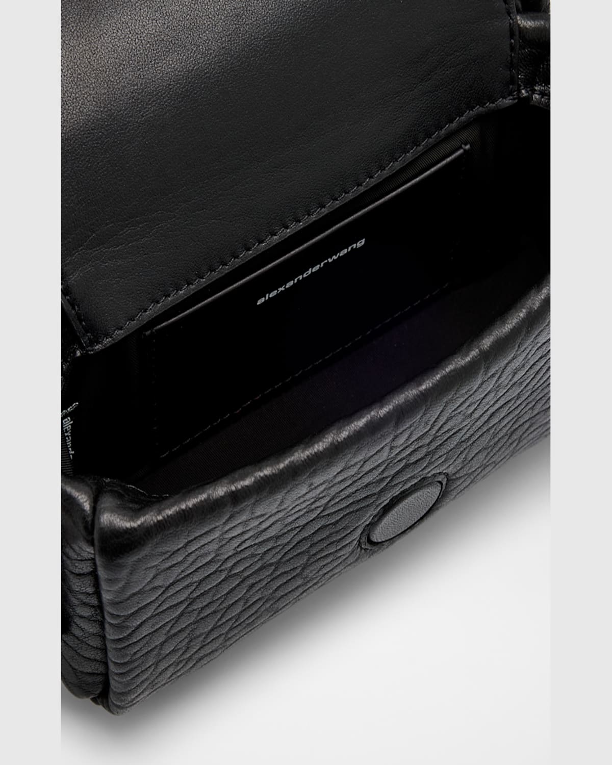 Alexander Wang Ricco Mini Flap Leather Crossbody Bag