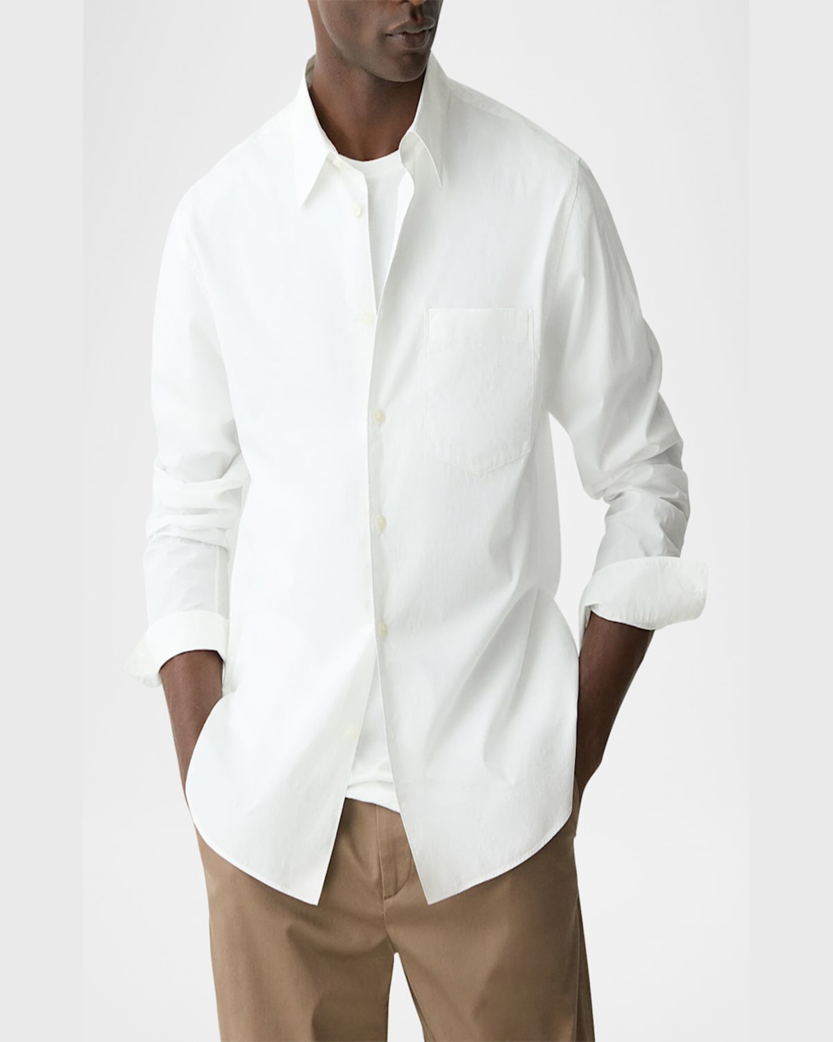 Theory Weekend Shirt In White
