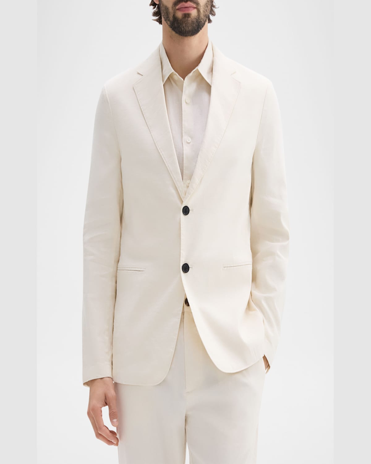 Theory Clinton Regular Fit Jacket In Egsh