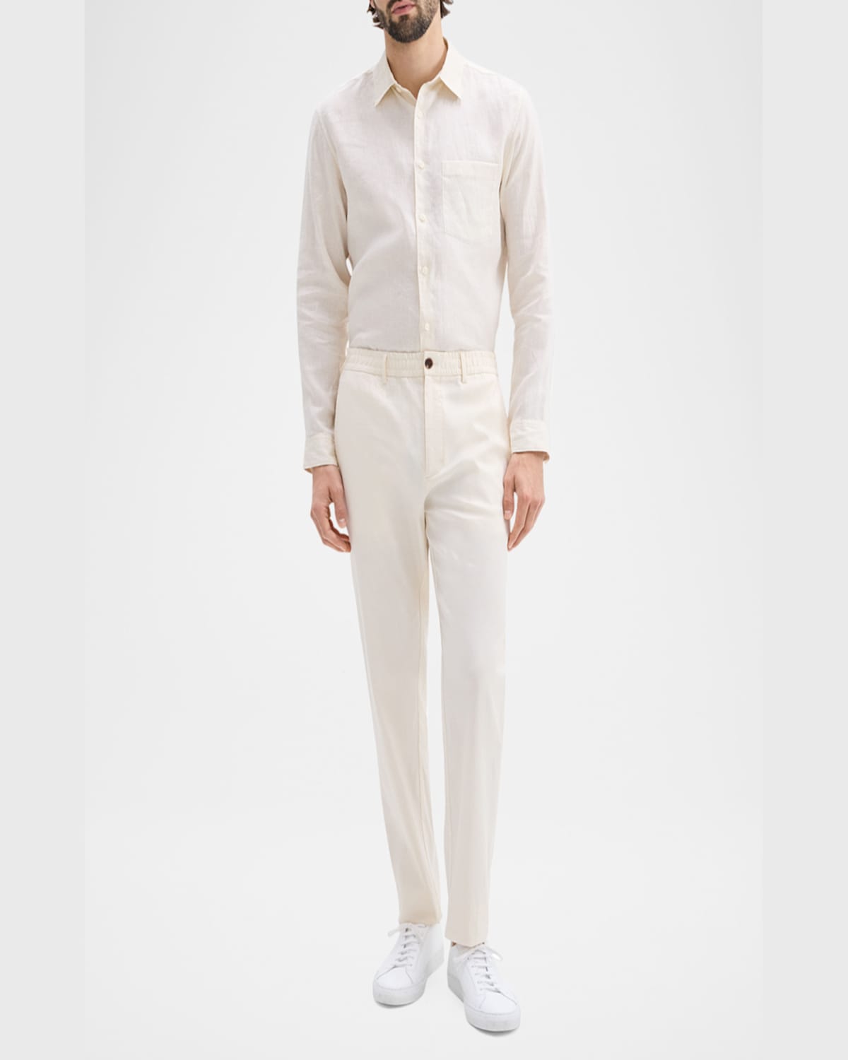 Theory Curtis Slim Fit Pants In Eco Crunch In Egsh