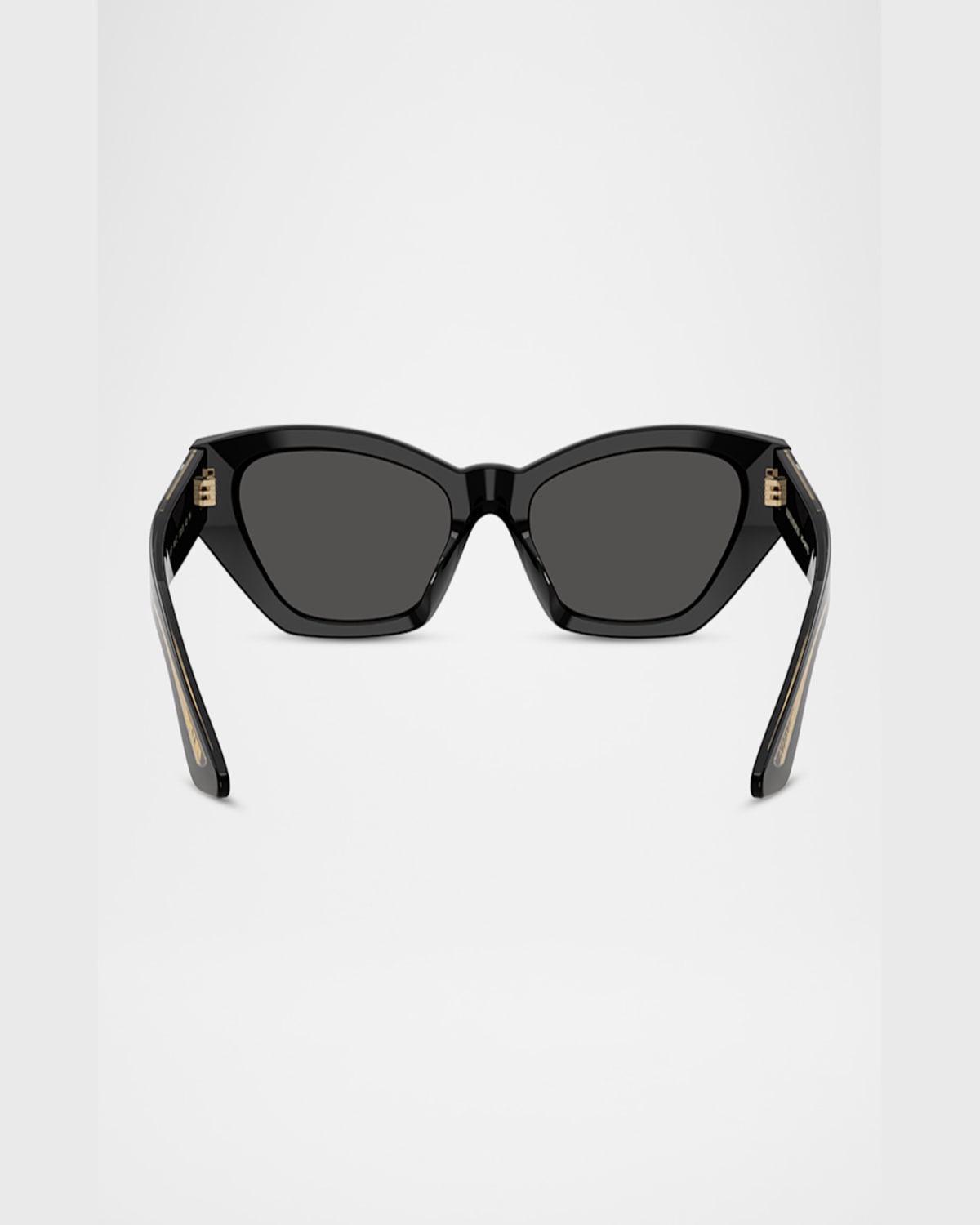 Khaite 1961c Acetate Cat-eye Sunglasses In Black