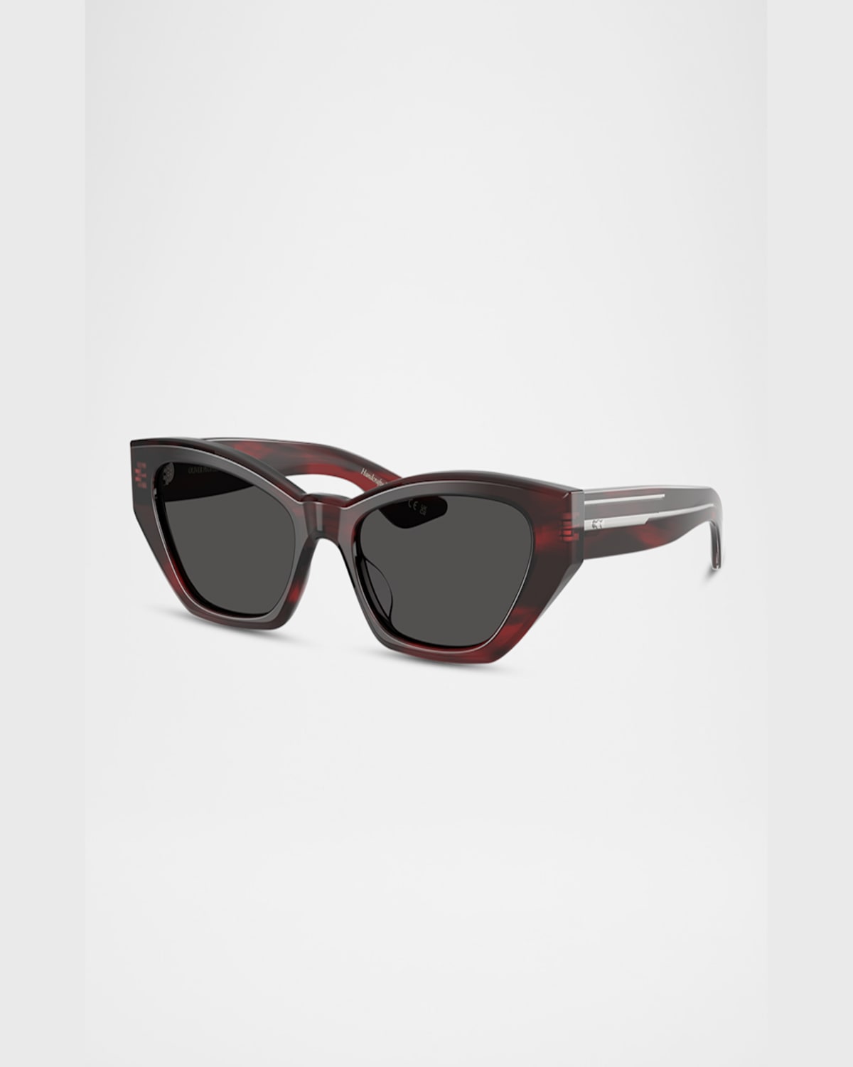 Khaite 1961c Acetate Cat-eye Sunglasses In Grey