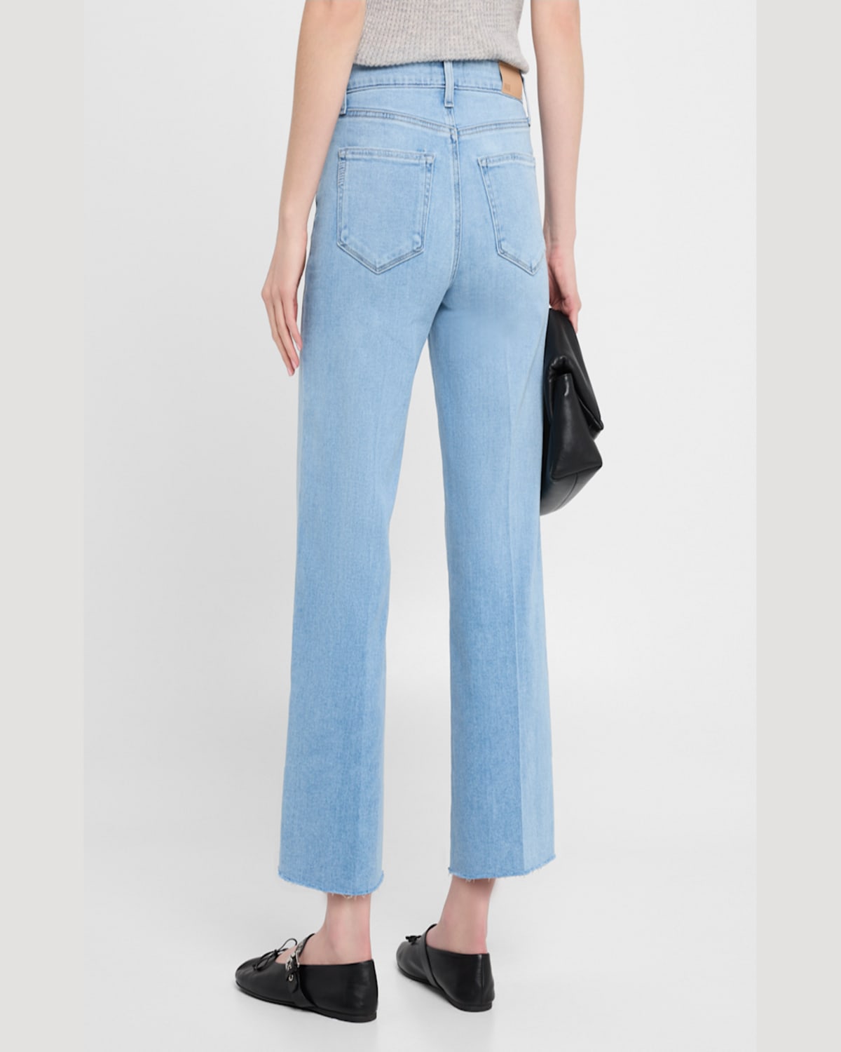 Shop Paige Anessa Raw Hem Jeans In Luminaries