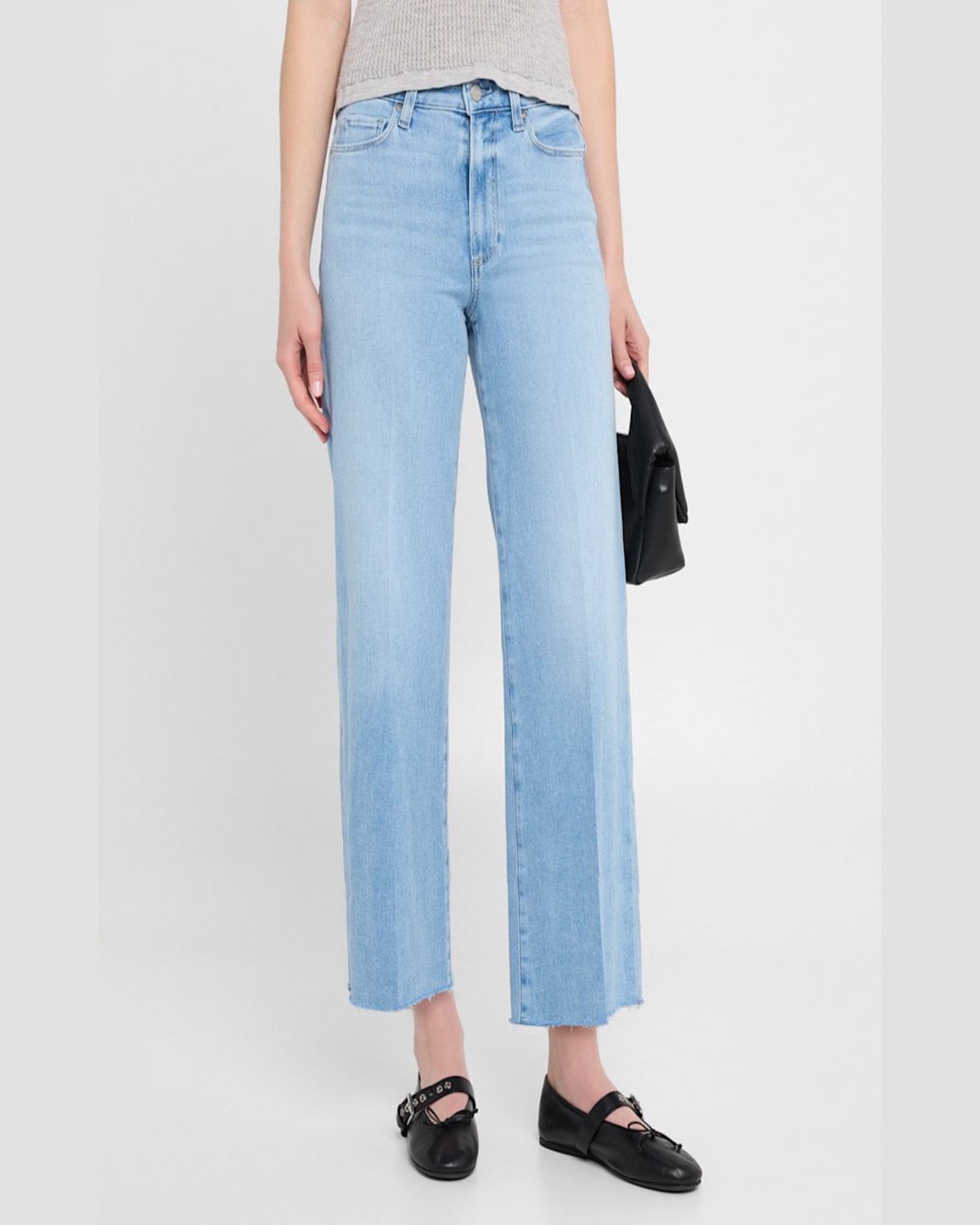 PAIGE ANESSA RAW HEM JEANS 